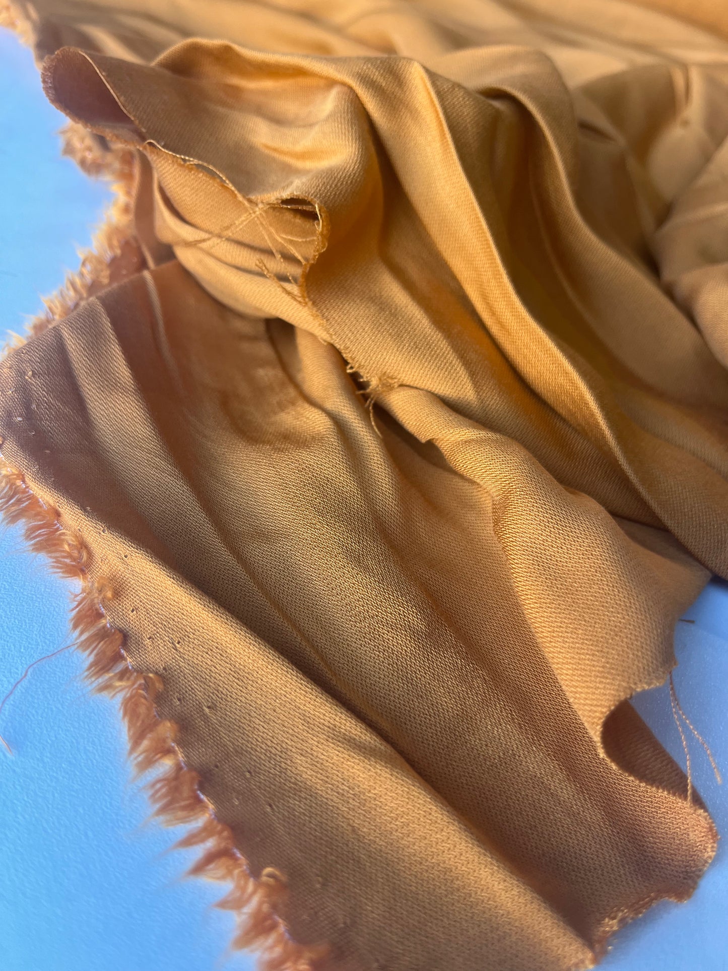 CARLA 015 viscose/wool warm orange