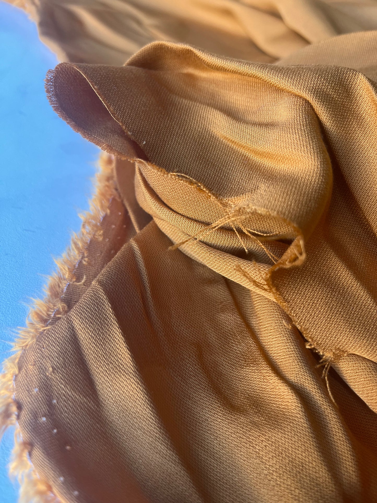 CARLA 015 viscose/wool warm orange