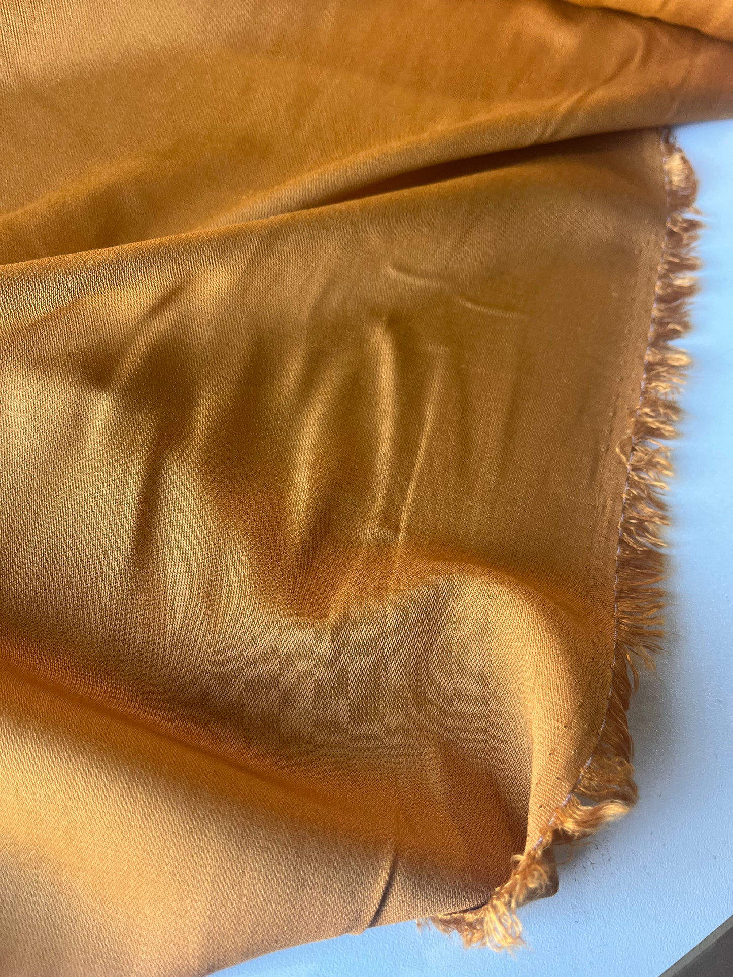 CARLA 015 viscose/wool warm orange