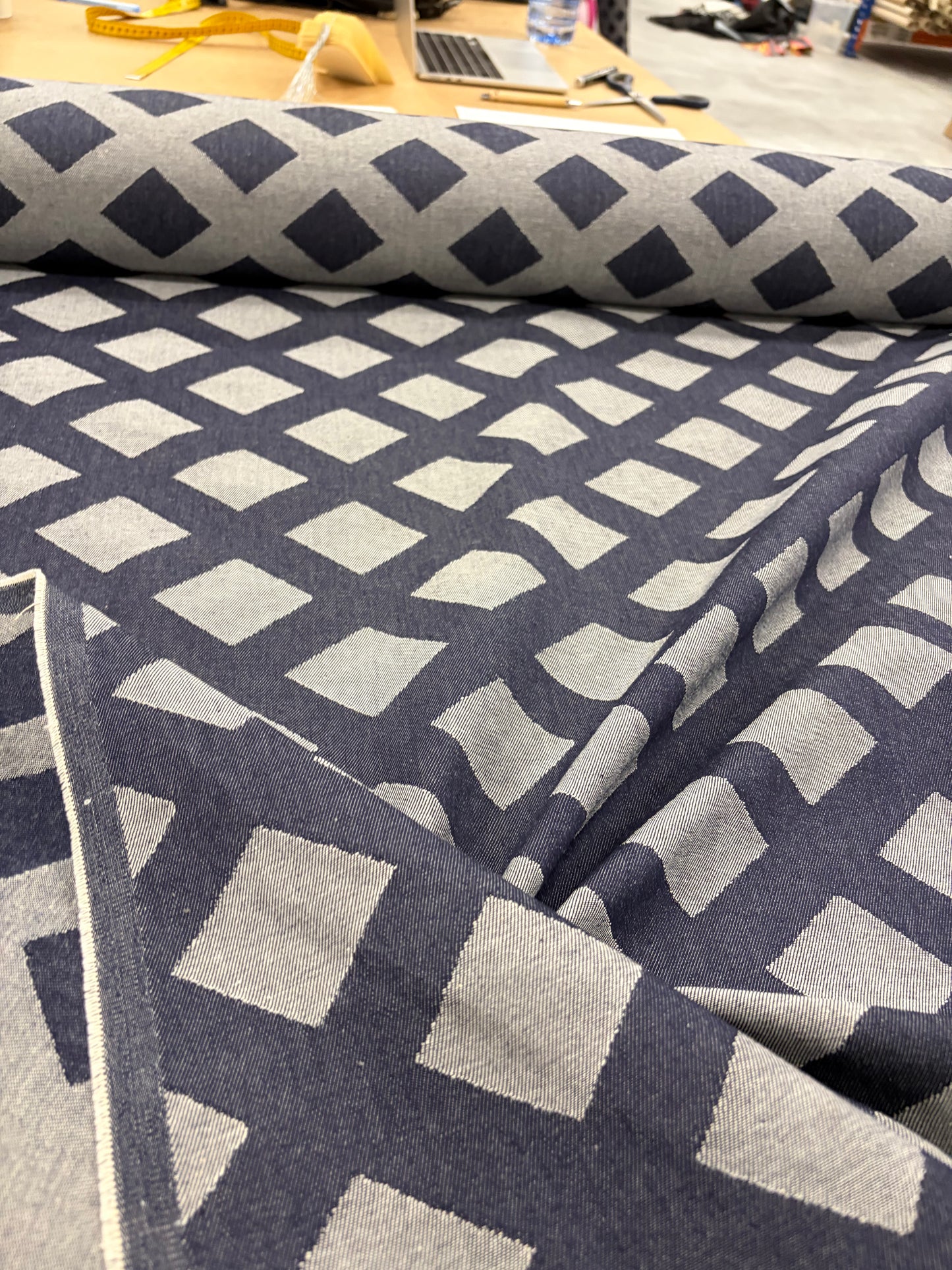 DENIM DISTRICT 011 denim jacquard