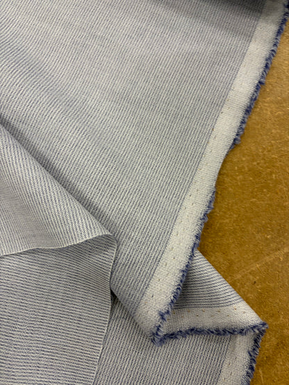 DENIM DISTRICT 012 vertical striped cotton oxford