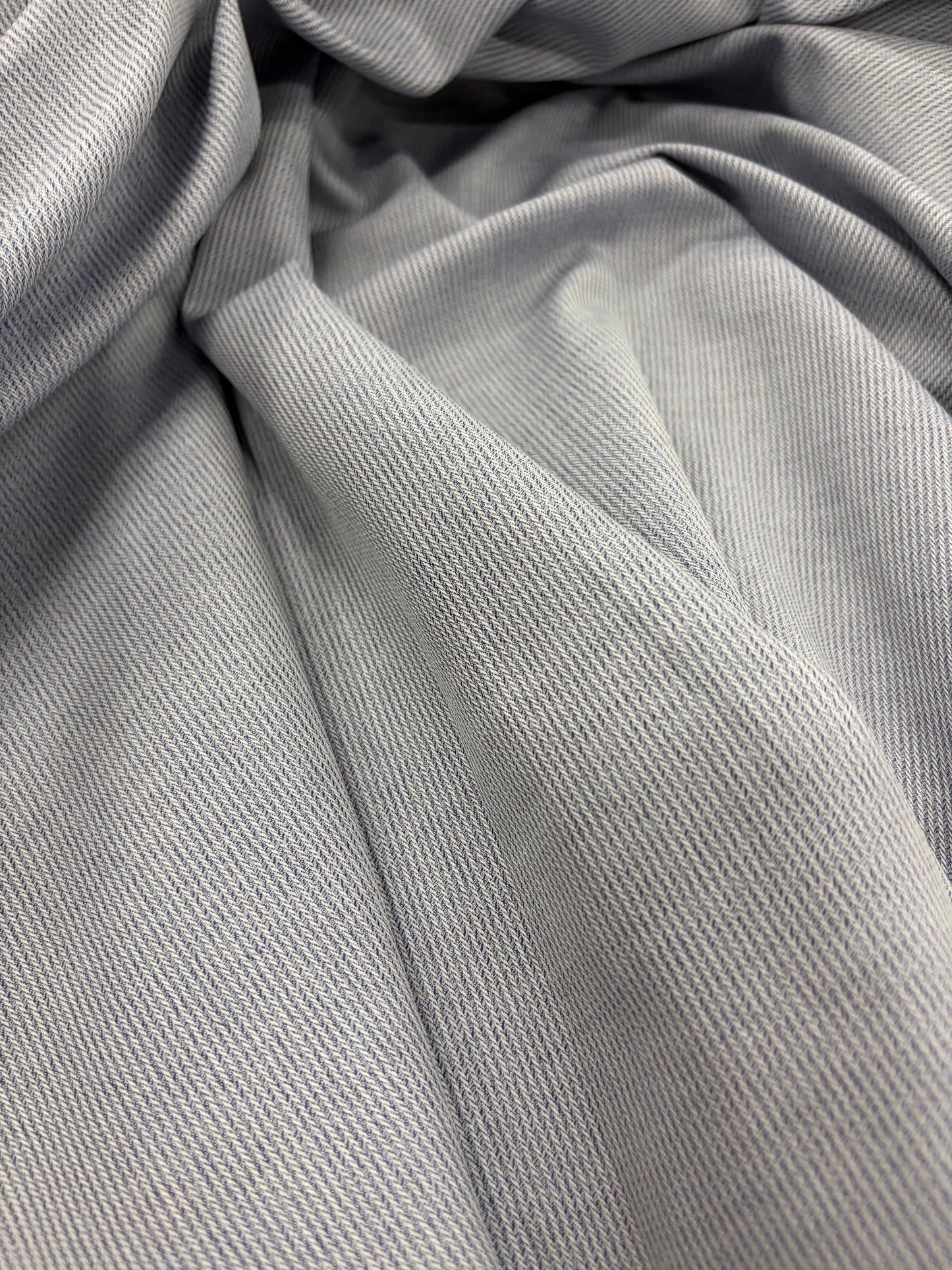 DENIM DISTRICT 012 vertical striped cotton oxford