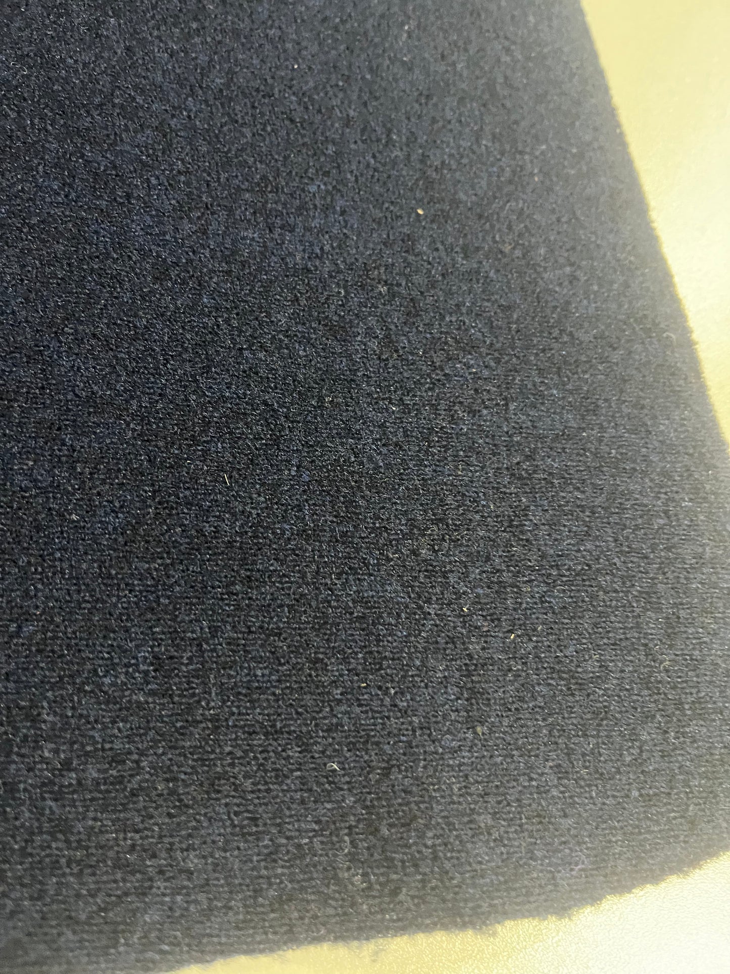 Flip side 155 wool contrecollé double face navy/brown