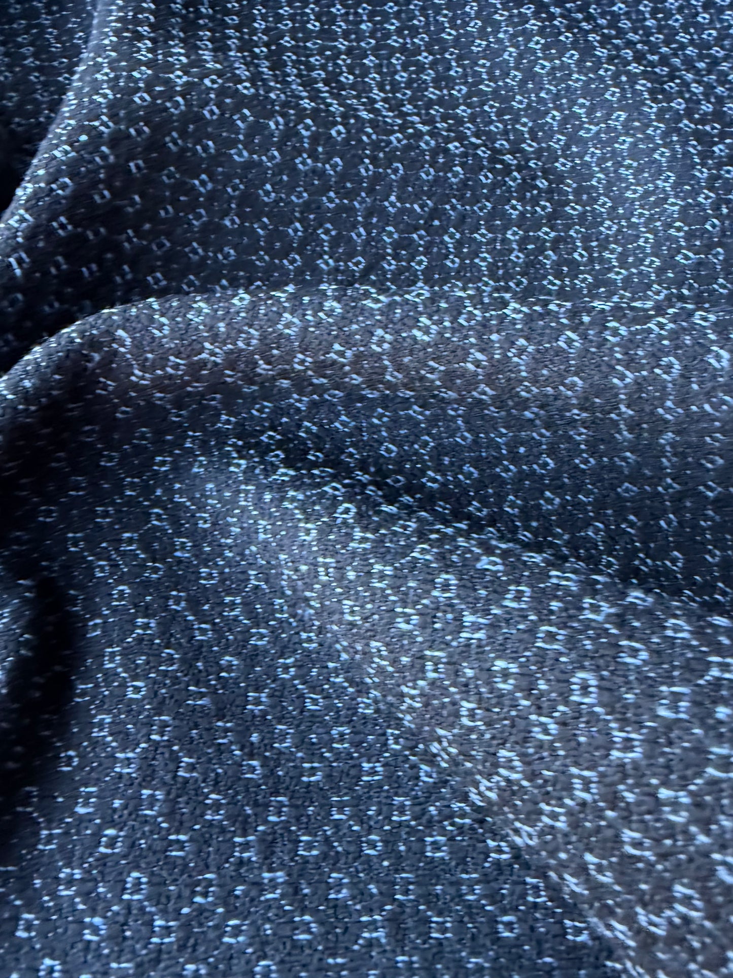 MOLKO 030 black/blue wool jacquard