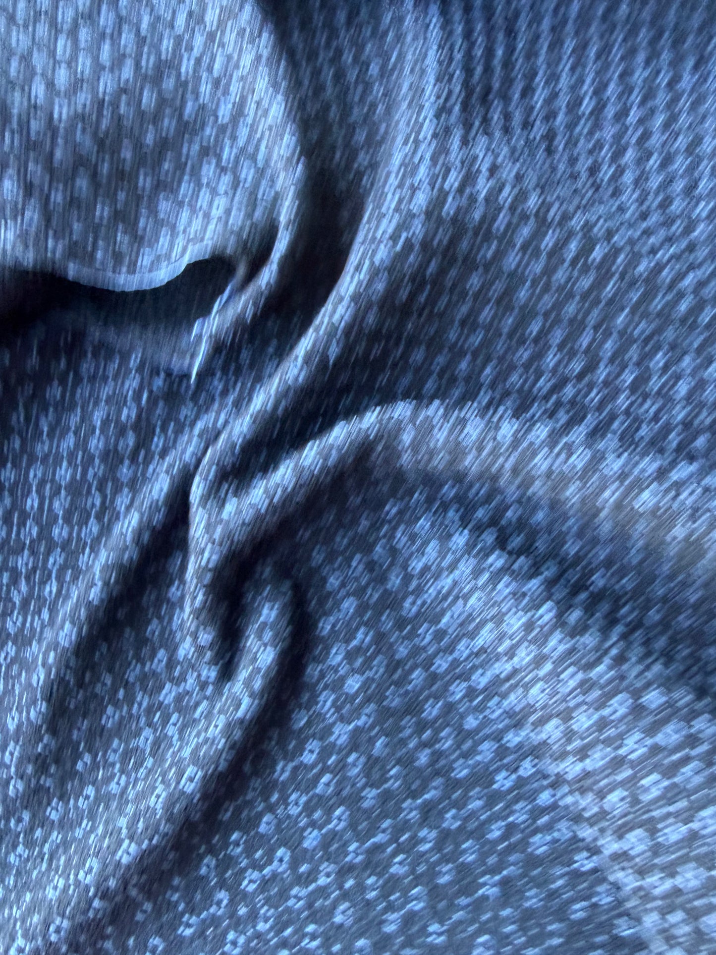MOLKO 030 black/blue wool jacquard
