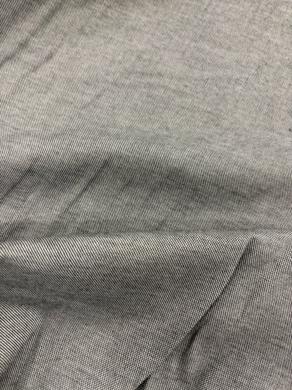 DENIM DISTRICT 015 grey cotton oxford shirting fabric