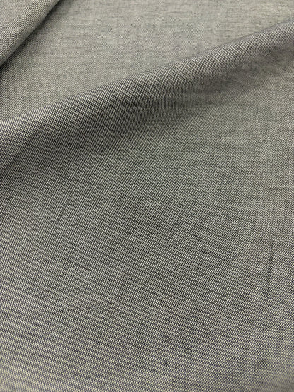 DENIM DISTRICT 015 grey cotton oxford shirting fabric