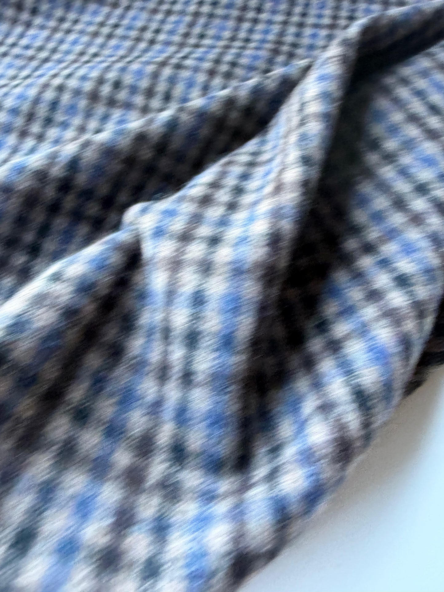 MOLKO 031 brown/camel/blue brushed check