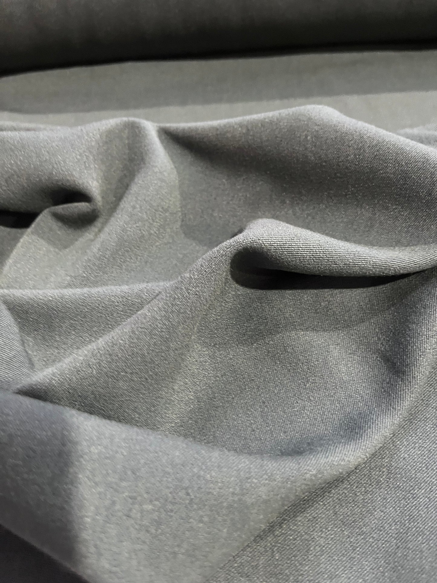 BASILE 027 dark green stretch poly viscose