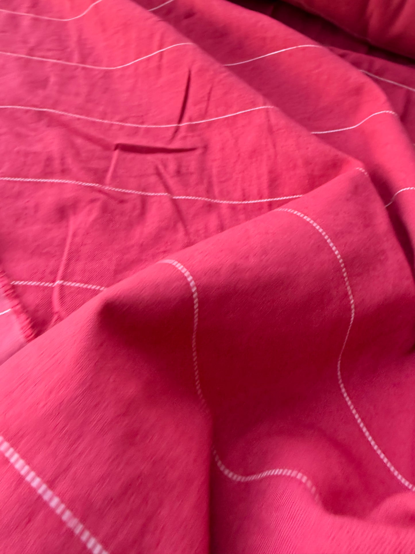MOE 004 red pinstripe midweight cotton