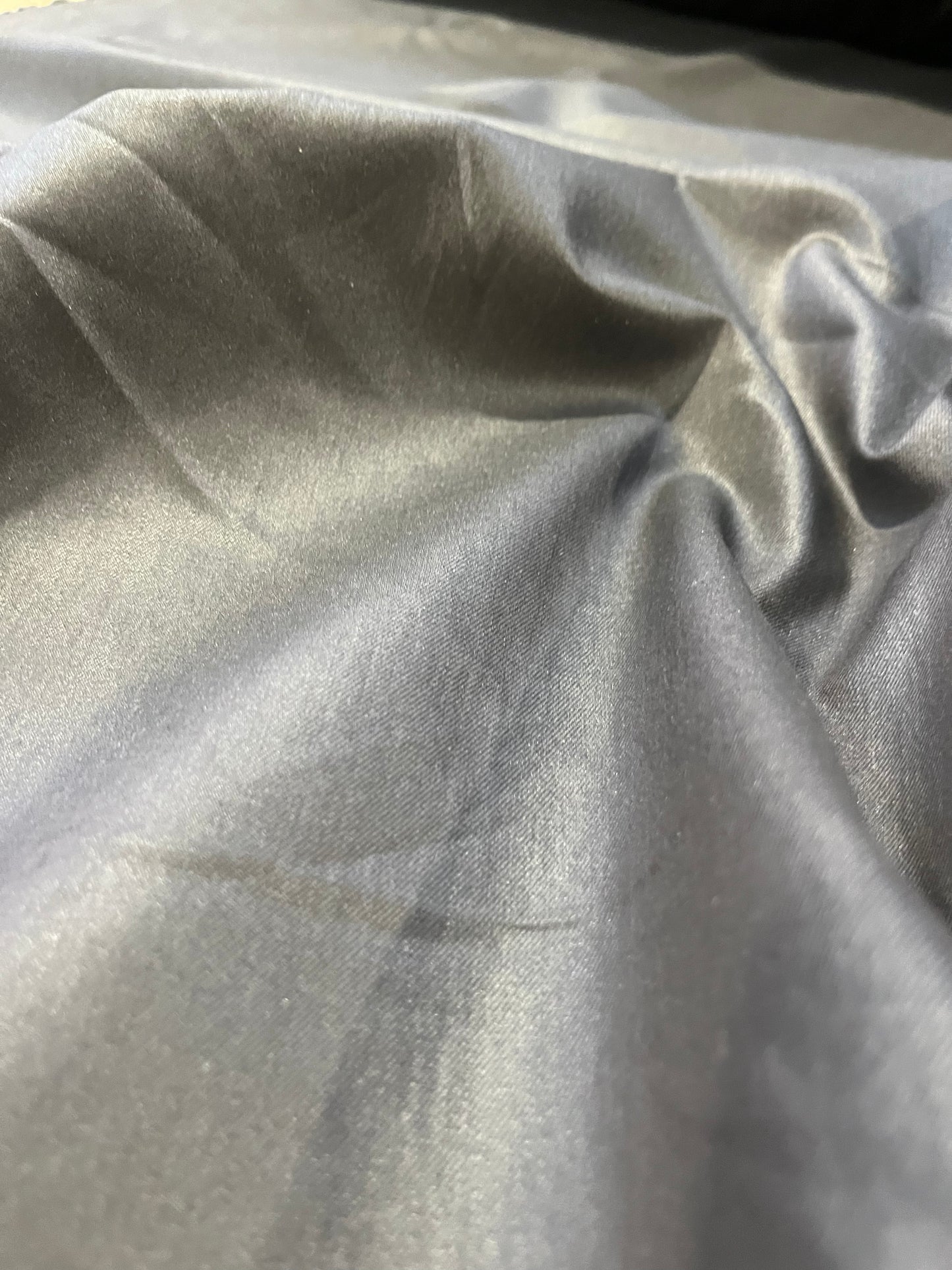 F01 cotton twill stretch with shiny coating