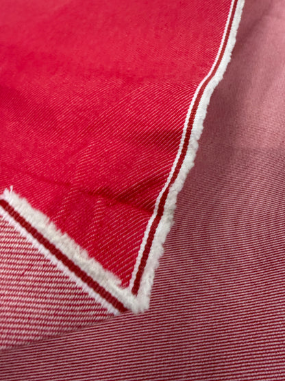 DENIM DISTRICT 022 red raw selvedge denim no stretch