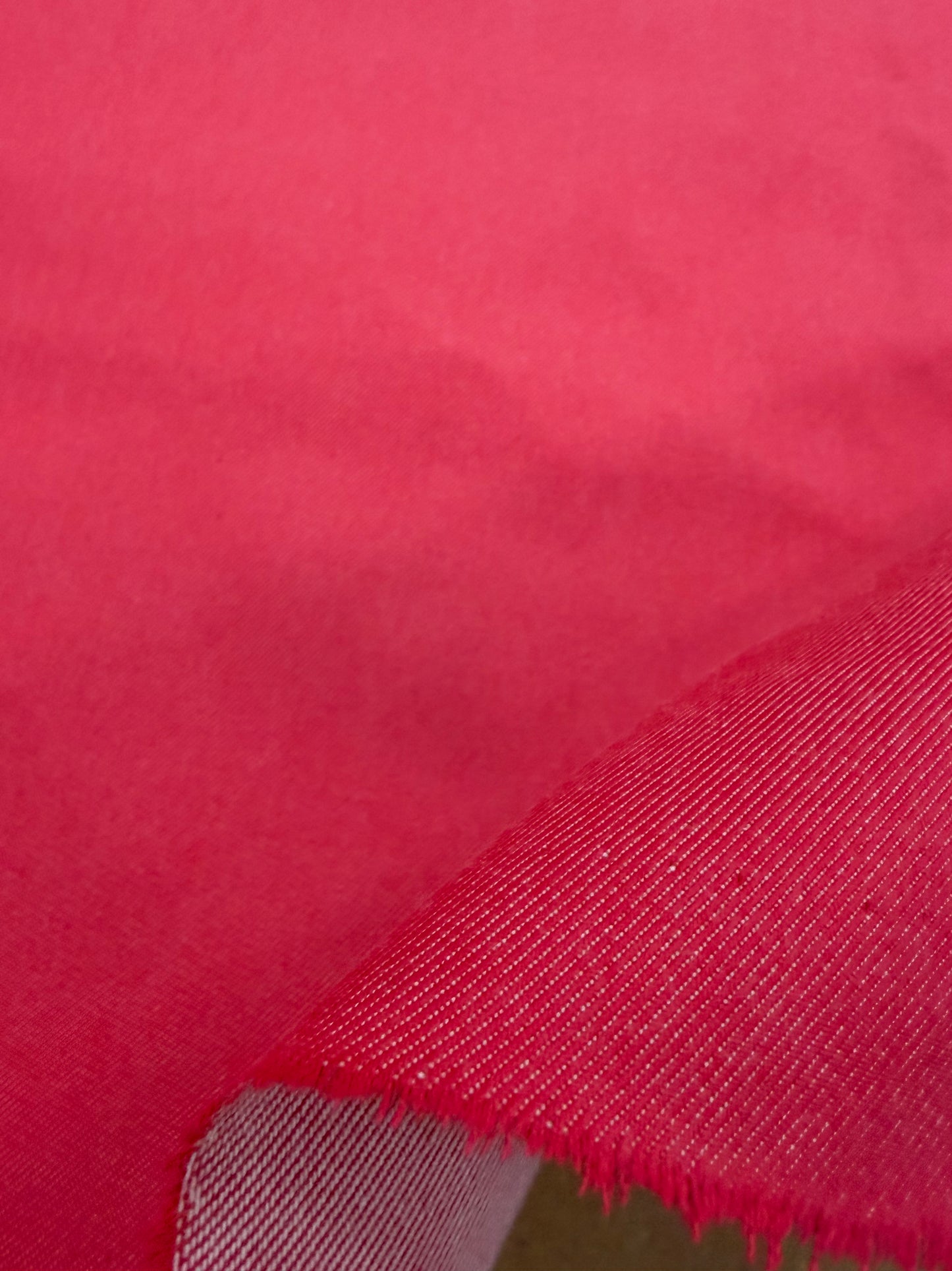 DENIM DISTRICT 022 red raw selvedge denim no stretch