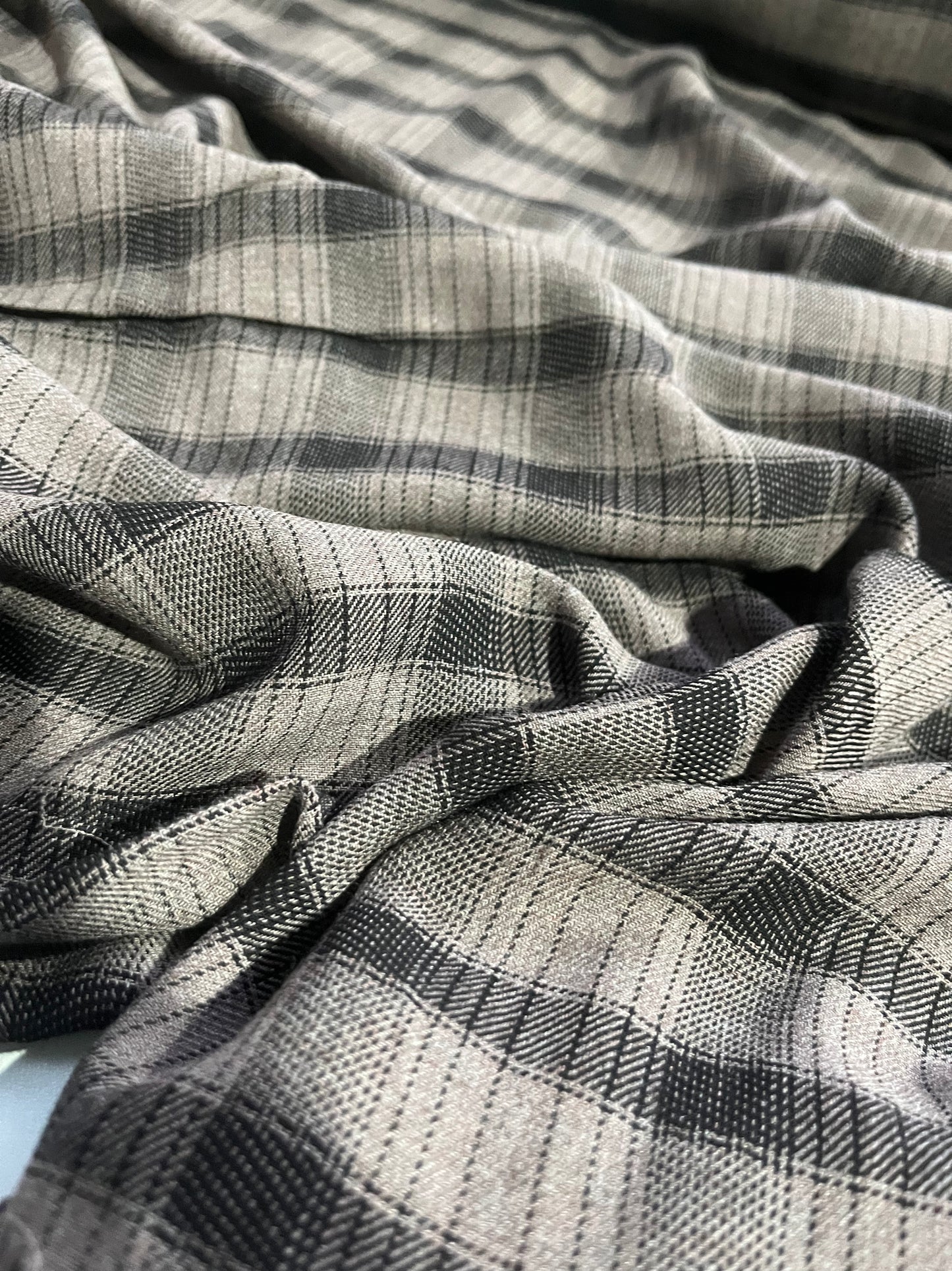 LC BASILE 034 viscose/wool check