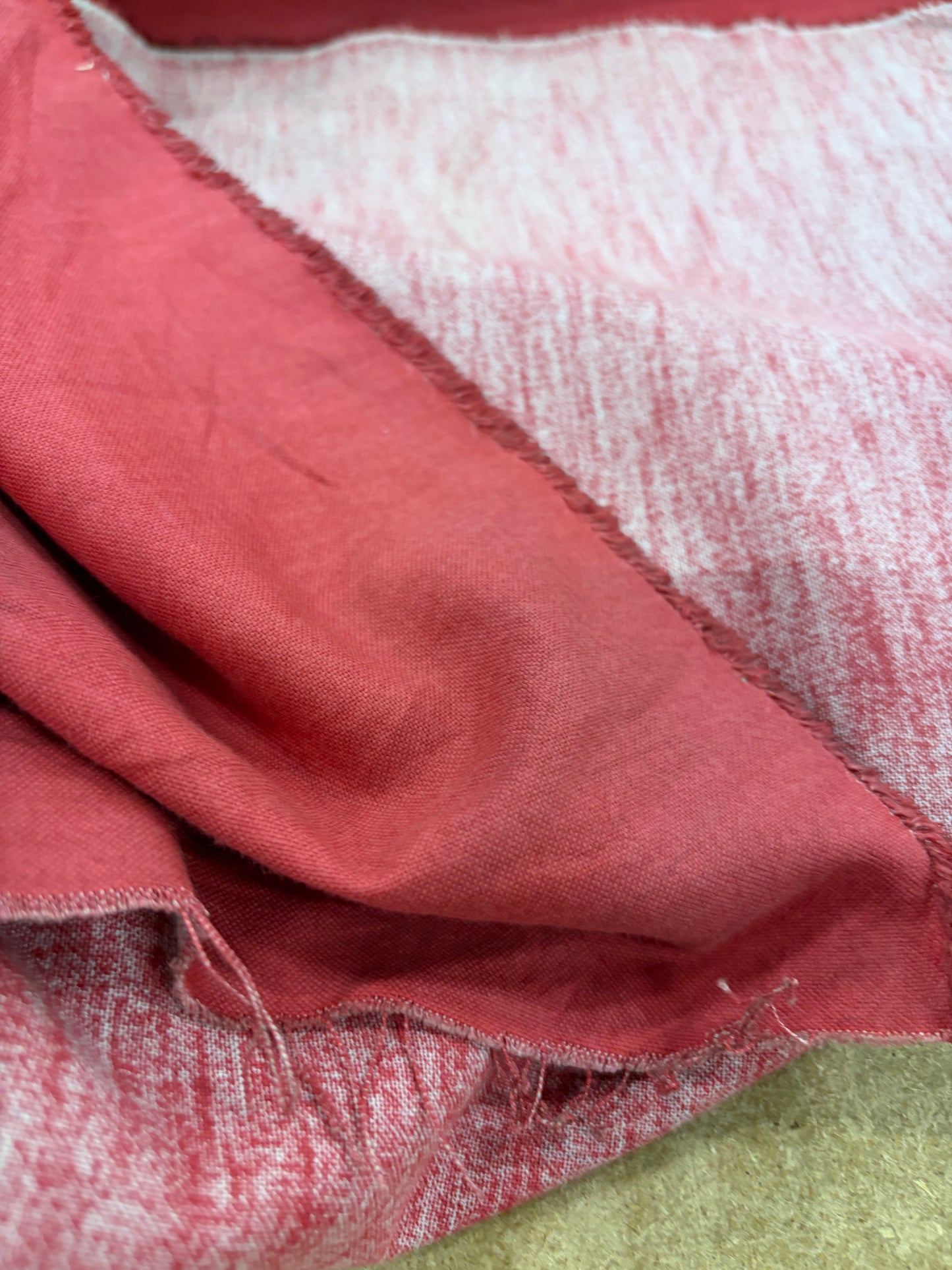 DENIM DISTRICT 024 red stonewashed light canvas