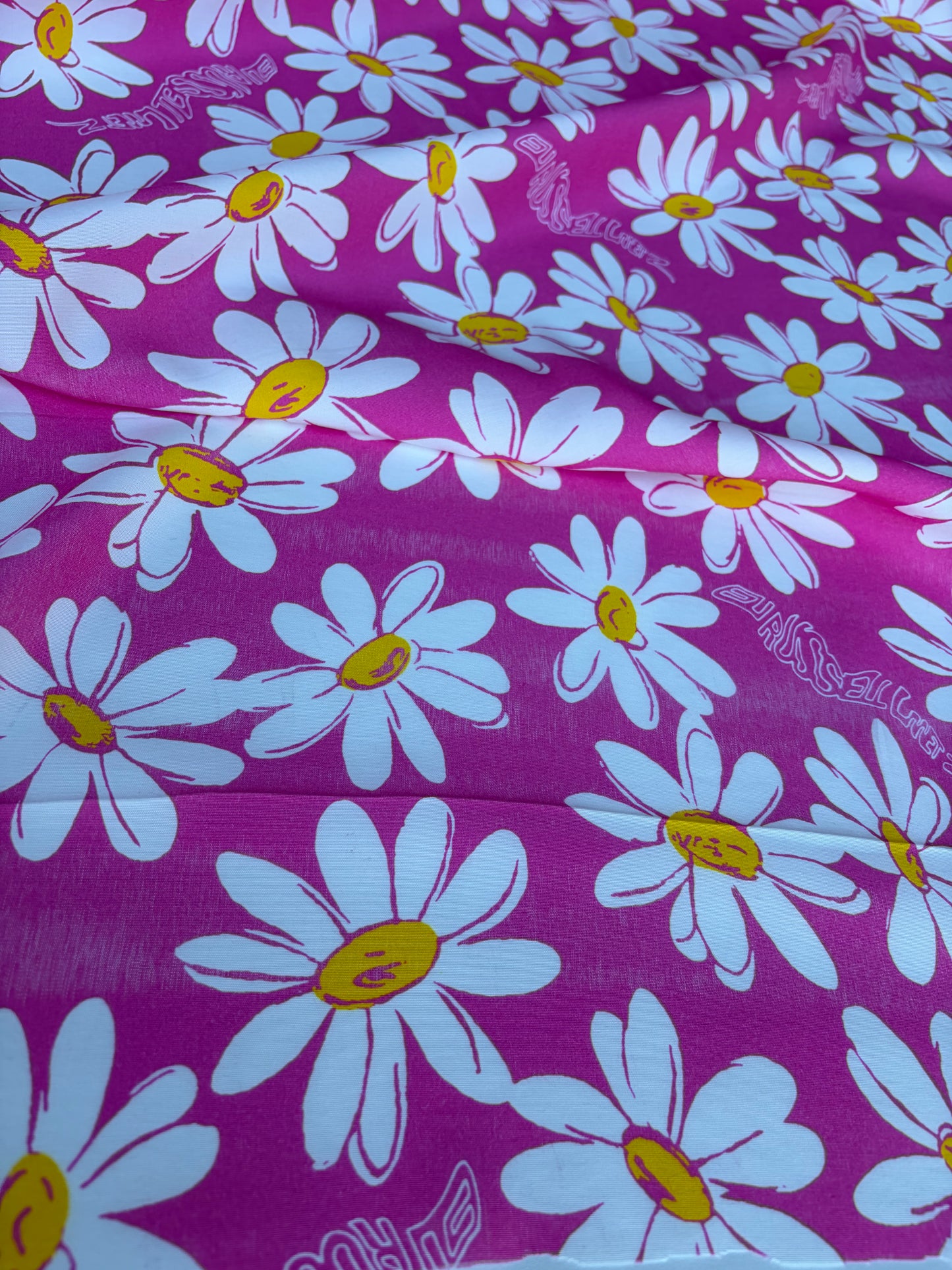 COMO 018 cotton bachette pink marguerites