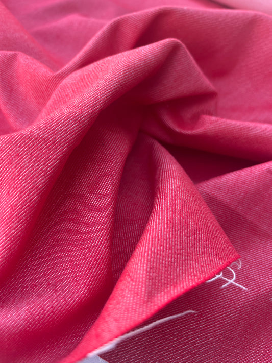 DENIM COLLECTION 002 midweight stretch denim red