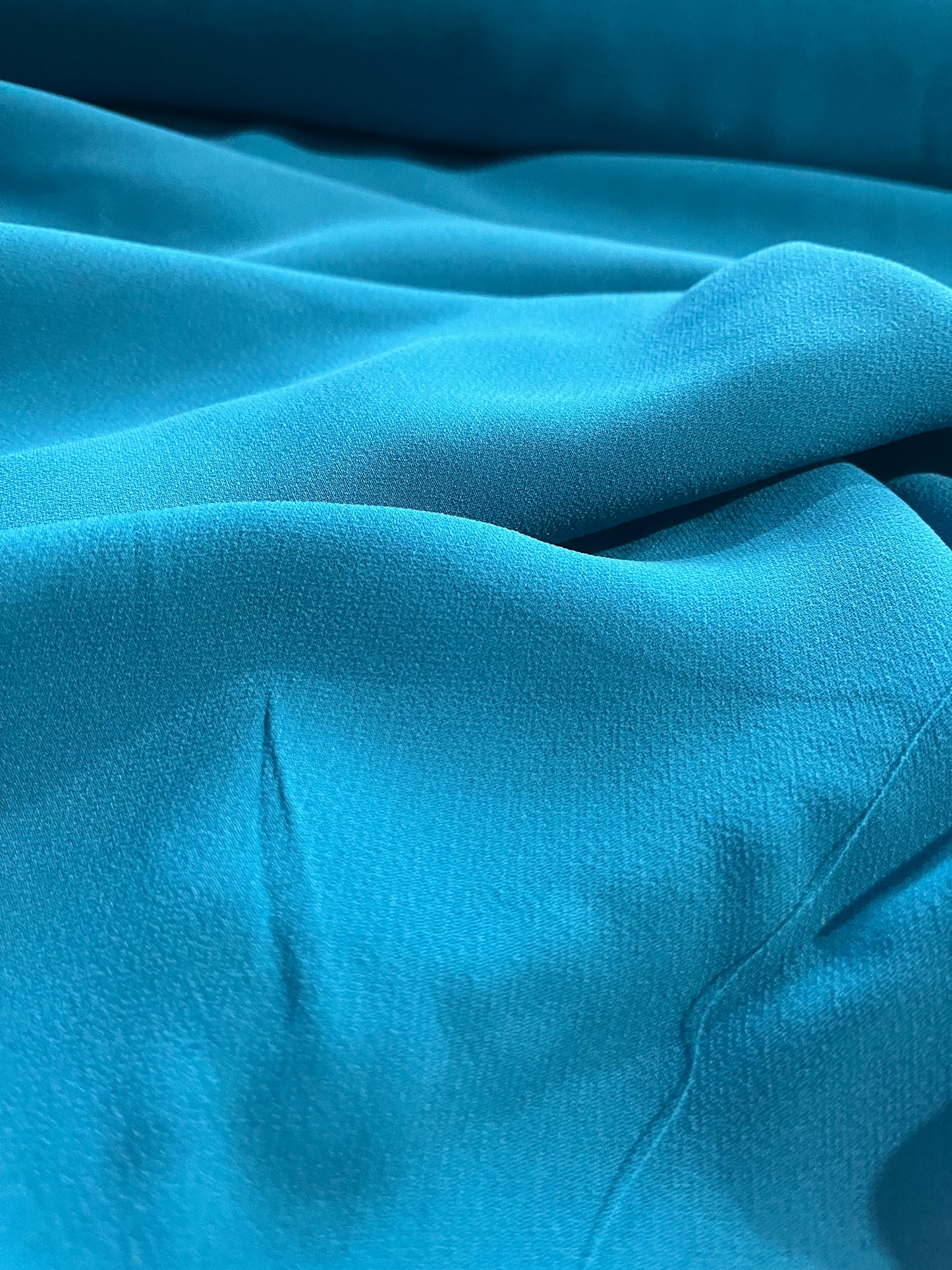 BASILE 039 turquoise stretch poly viscose
