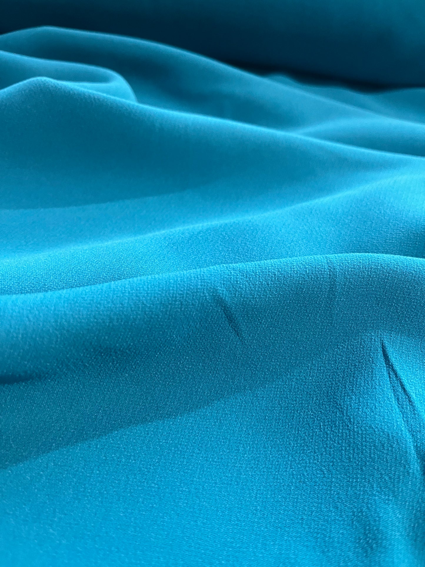 BASILE 039 turquoise stretch poly viscose