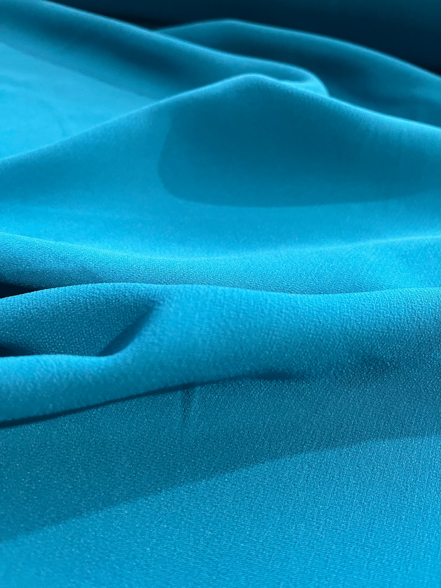 BASILE 039 turquoise stretch poly viscose