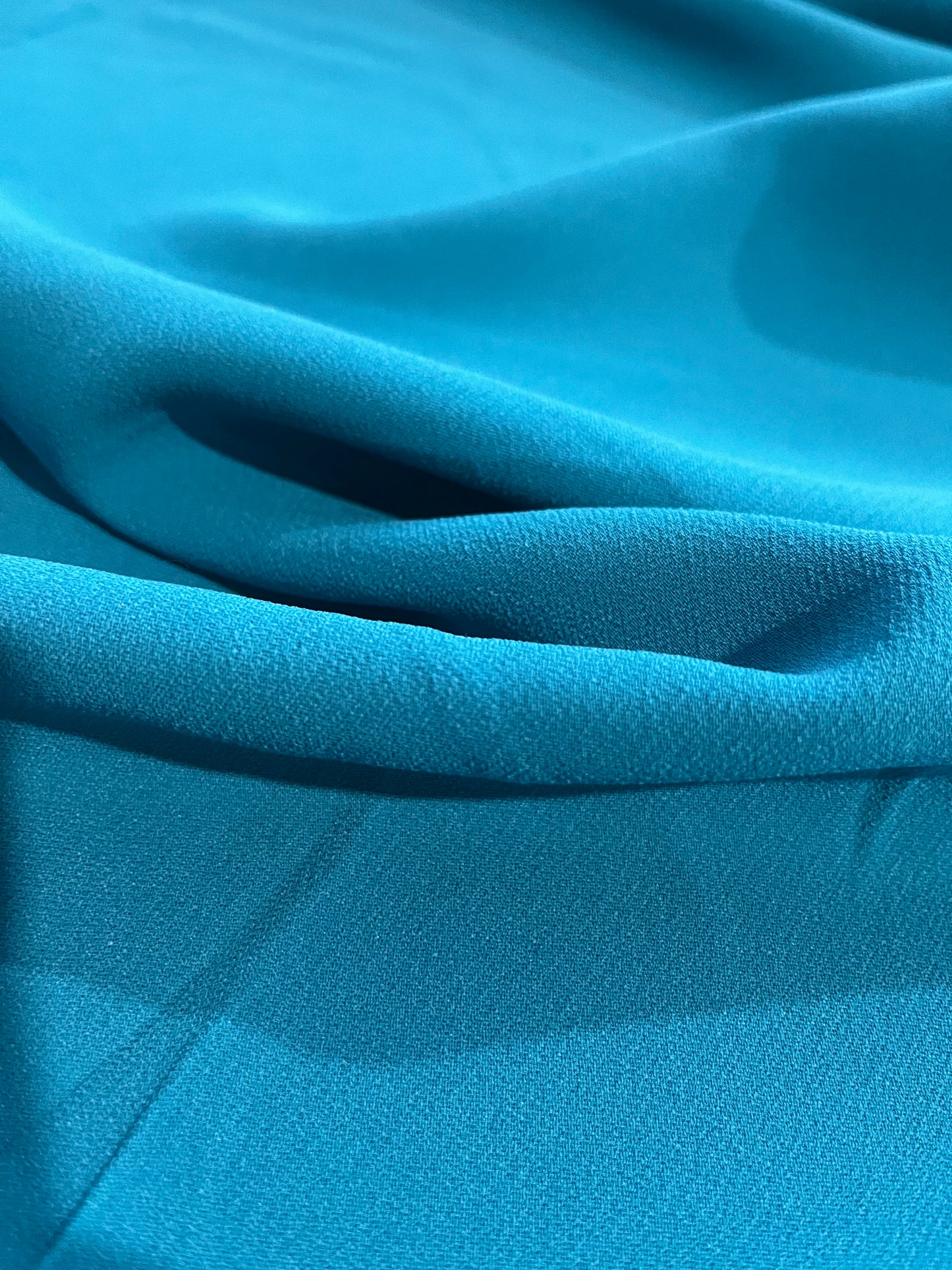 BASILE 039 turquoise stretch poly viscose