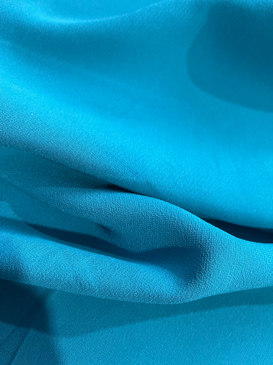 BASILE 039 turquoise stretch poly viscose