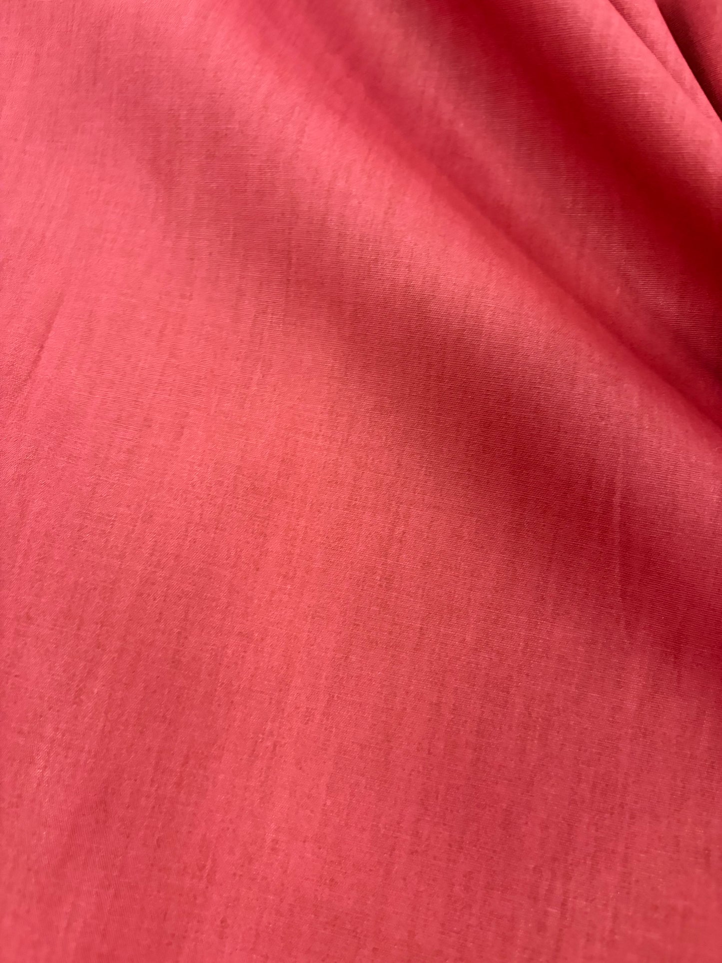 DENIM DISTRICT 031 red stonewashed poplin