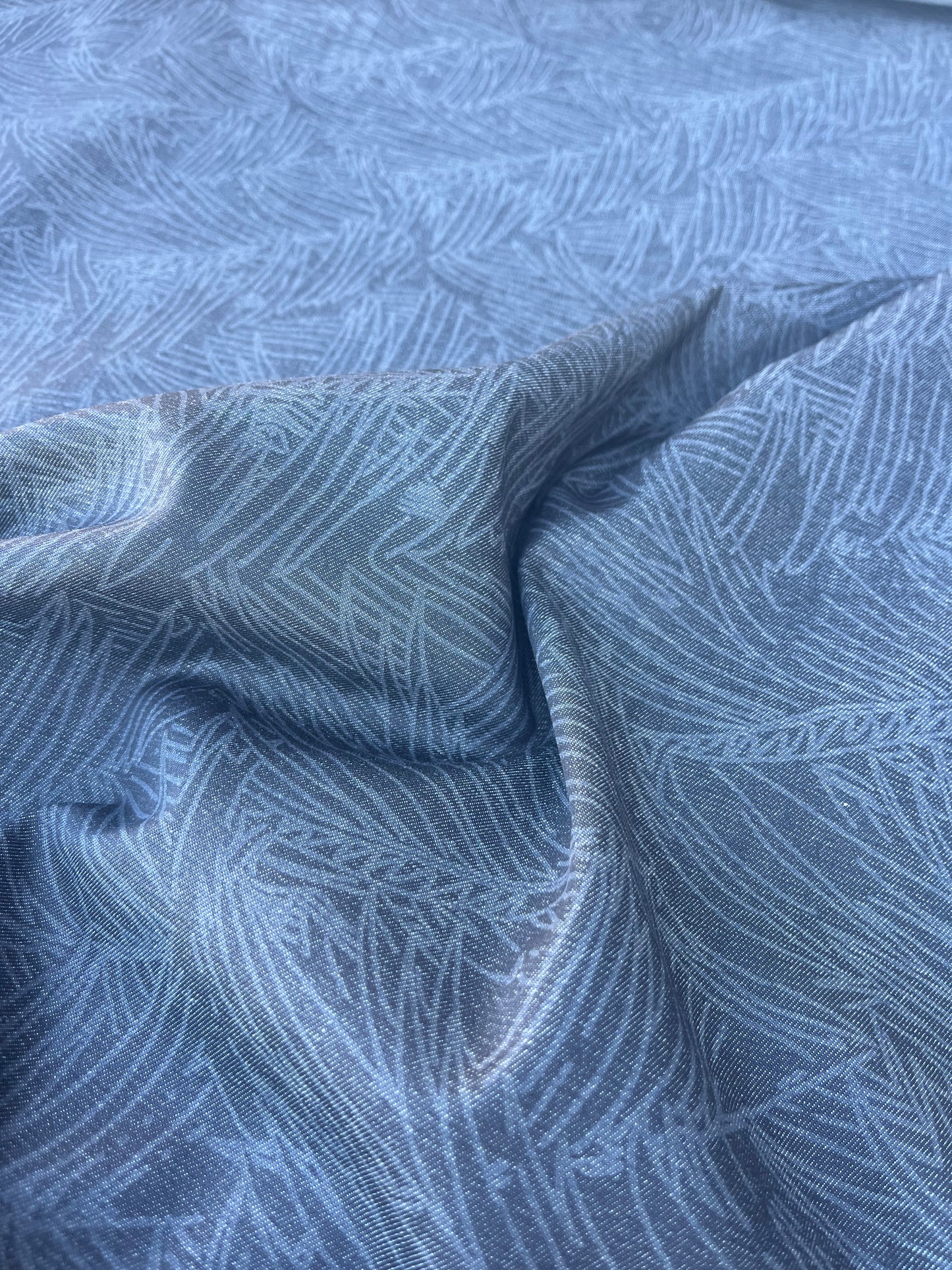 DENIM COLLECTION 007 light black denim with print