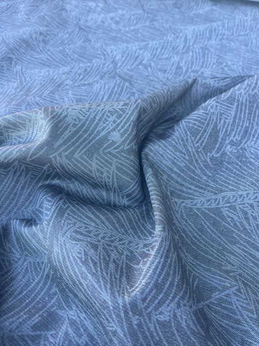 DENIM COLLECTION 007 light black denim with print