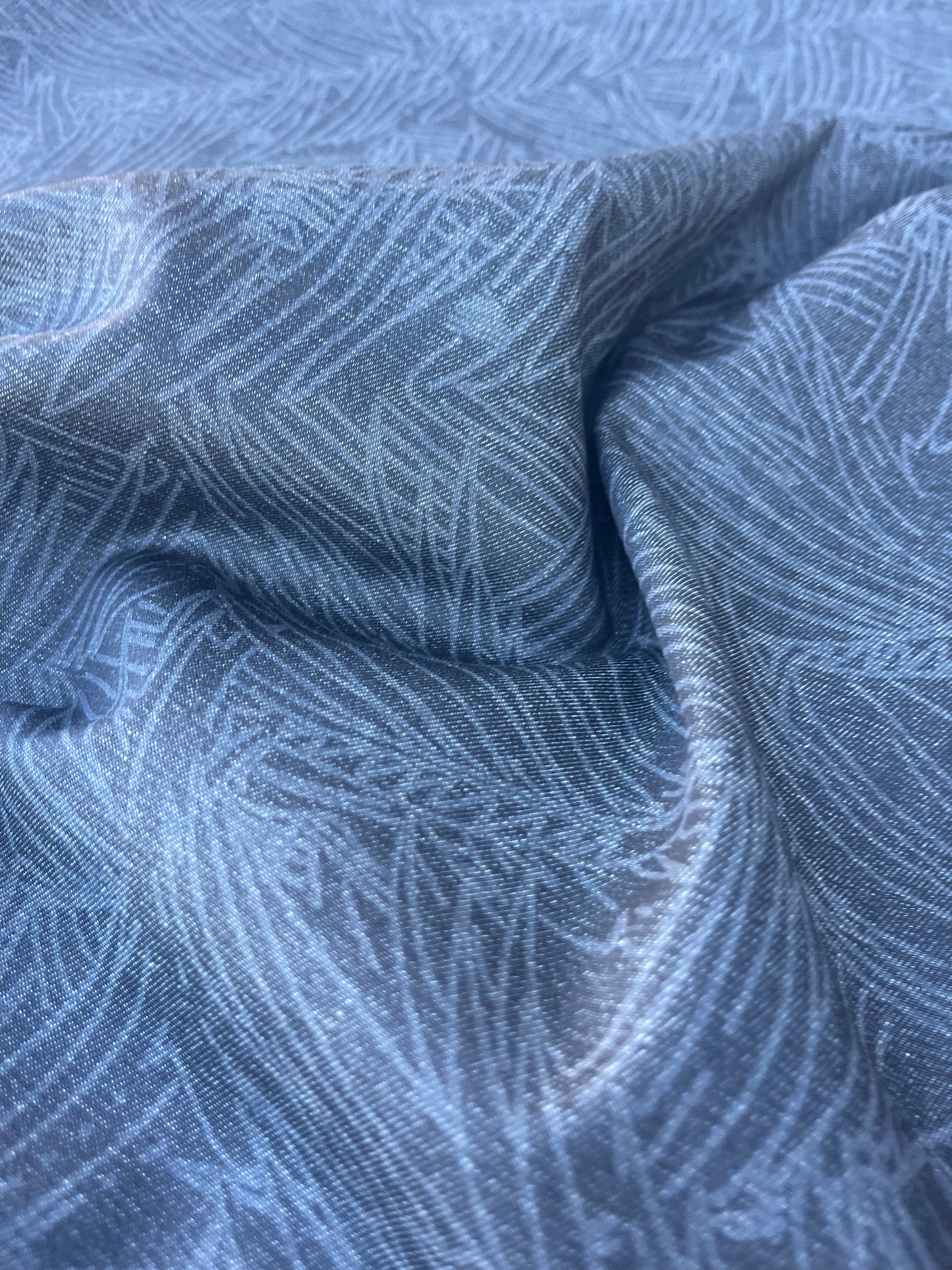 DENIM COLLECTION 007 light black denim with print