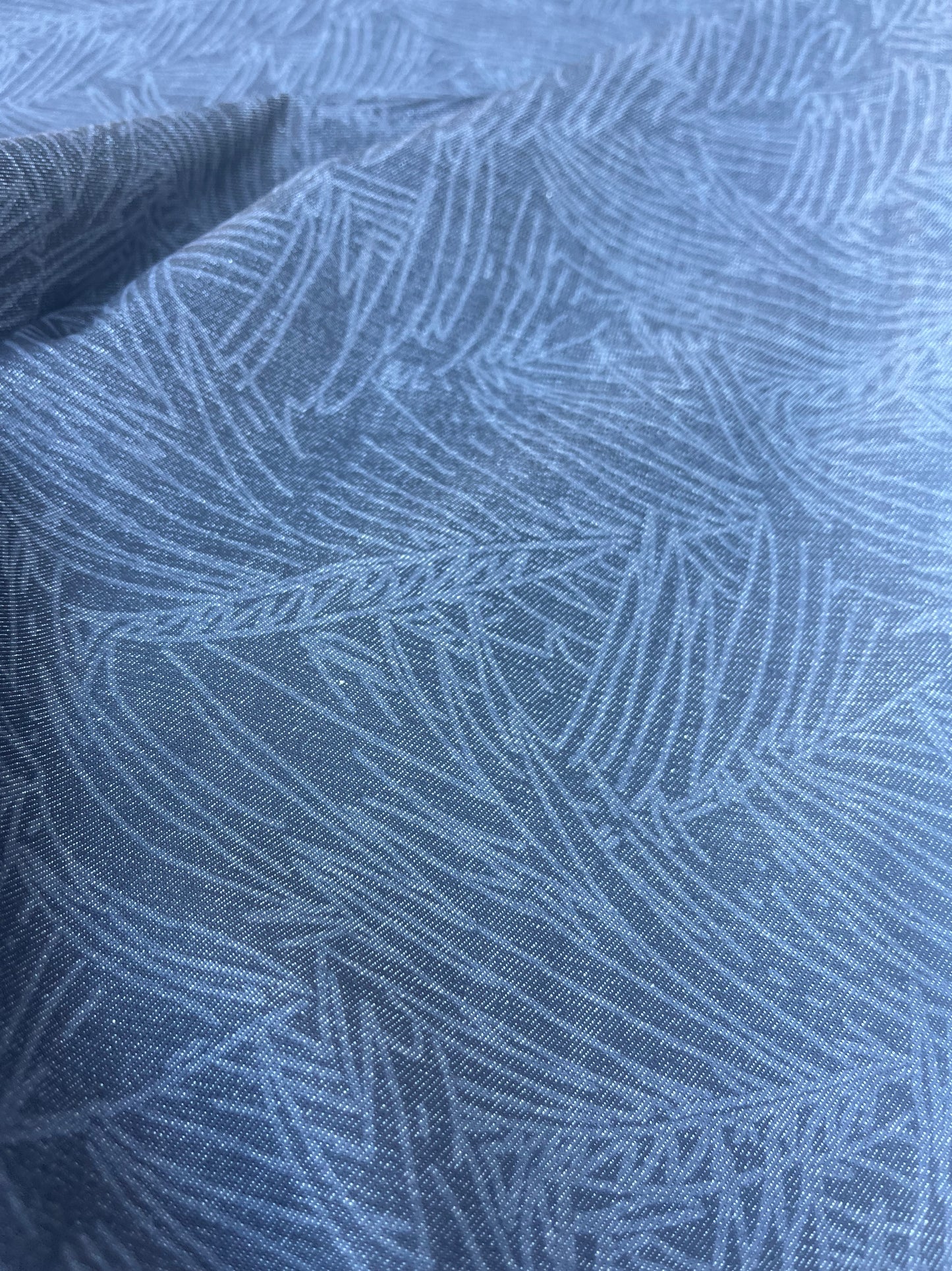 DENIM COLLECTION 007 light black denim with print