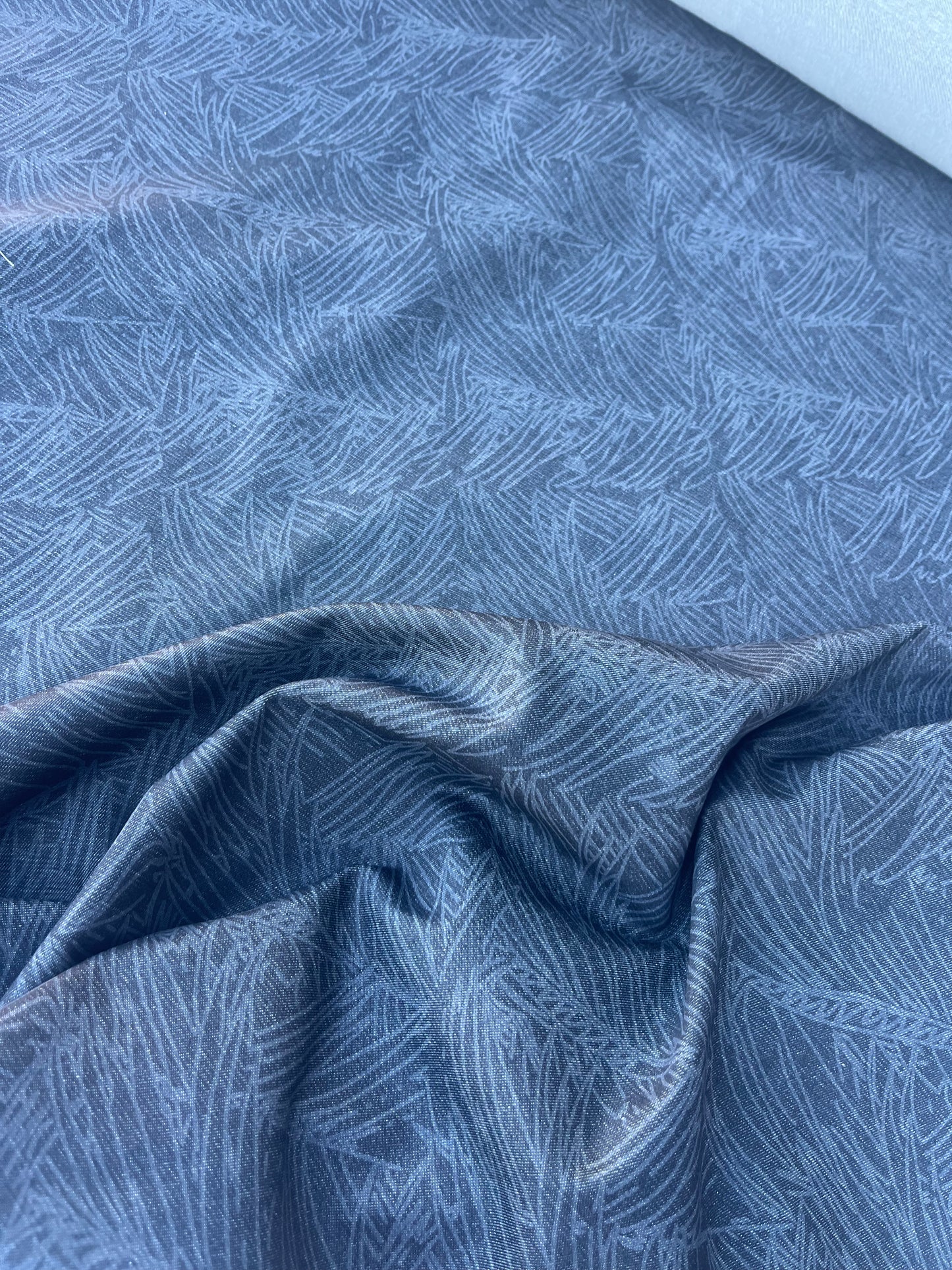 DENIM COLLECTION 007 light black denim with print