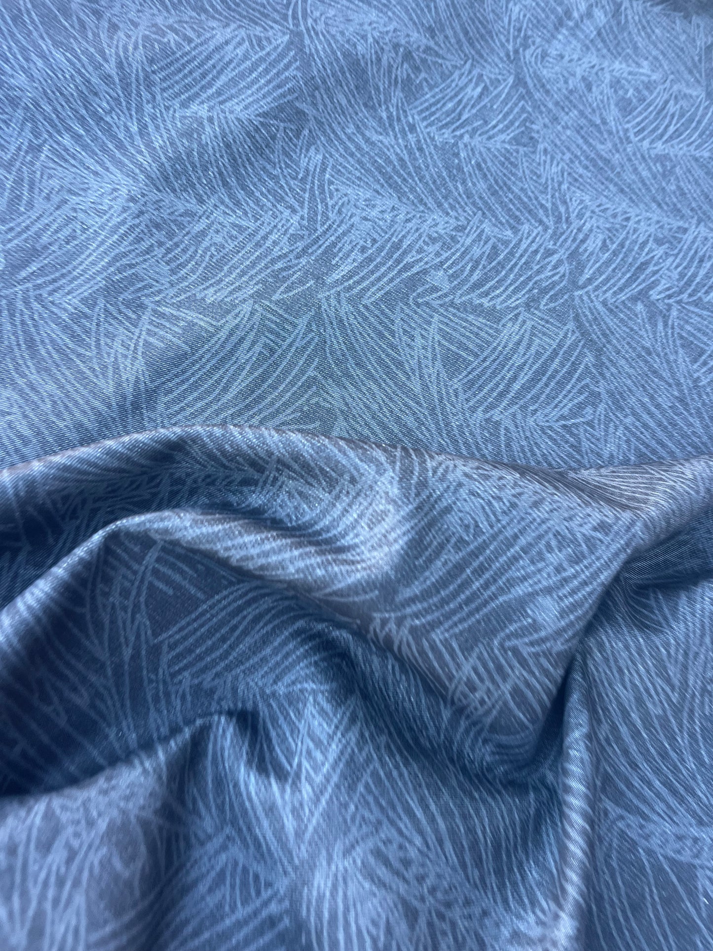 DENIM COLLECTION 007 light black denim with print