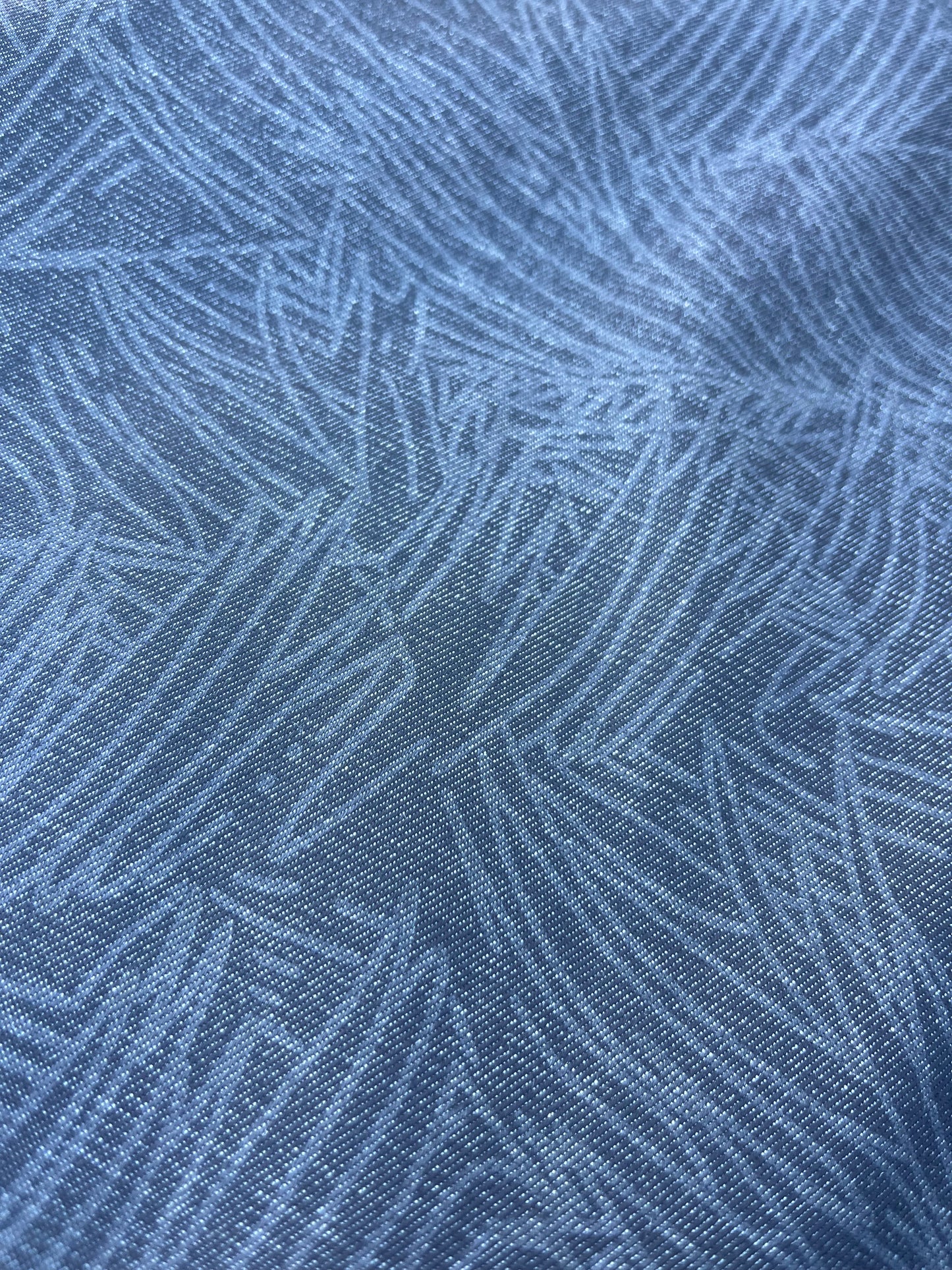 DENIM COLLECTION 007 light black denim with print