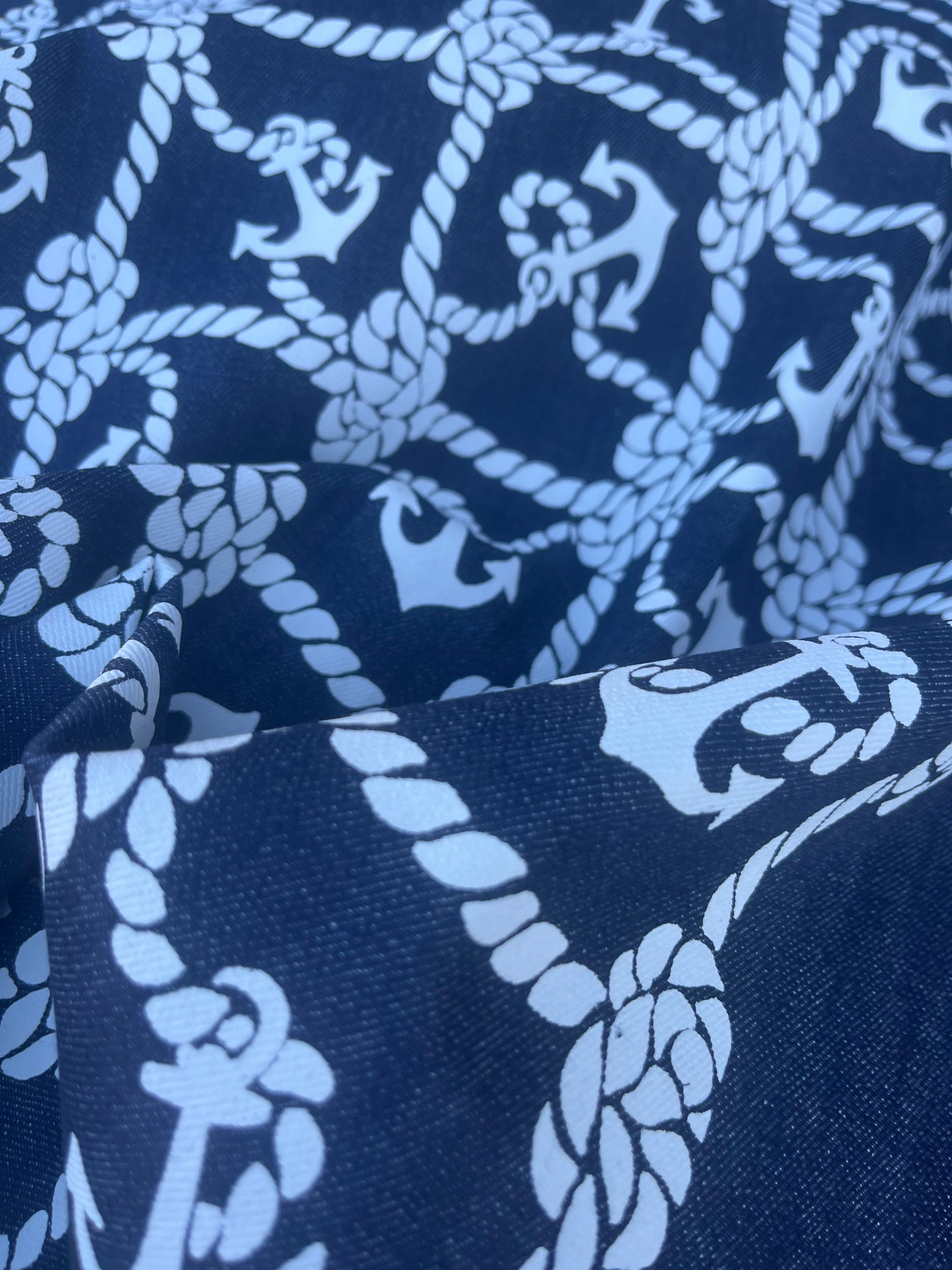 DENIM COLLECTION 008 heavy denim with print