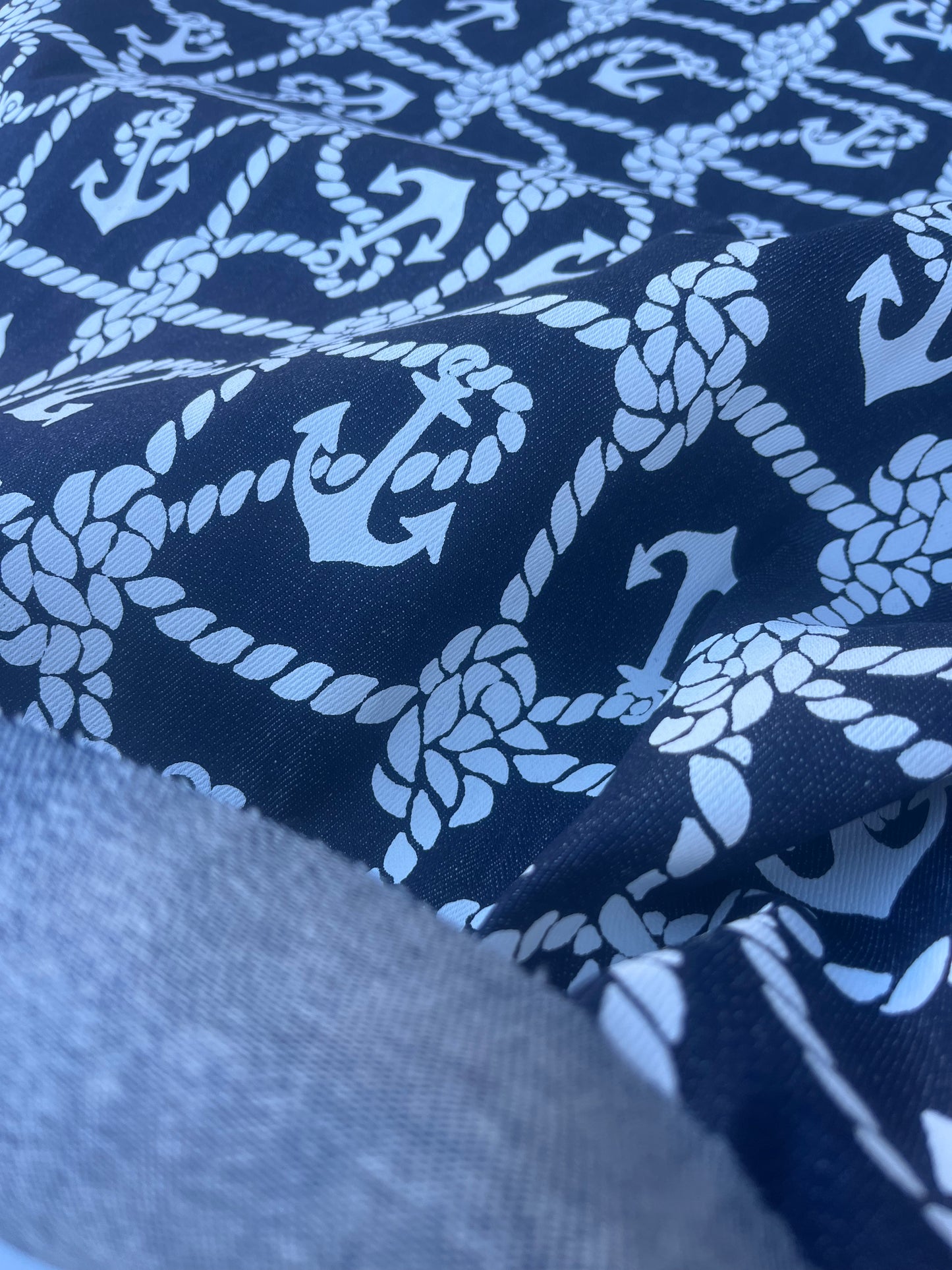 DENIM COLLECTION 008 heavy denim with print