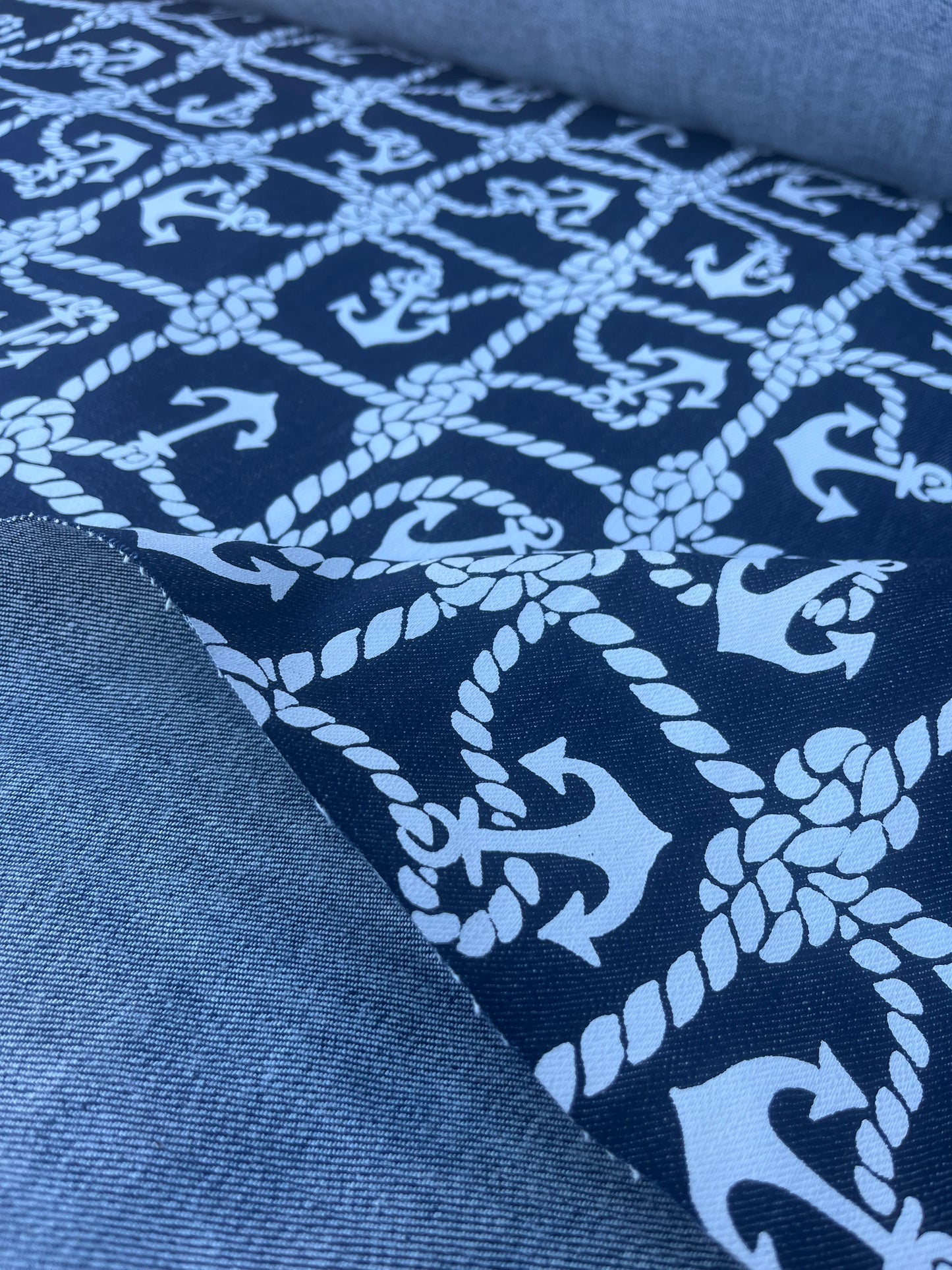 DENIM COLLECTION 008 heavy denim with print