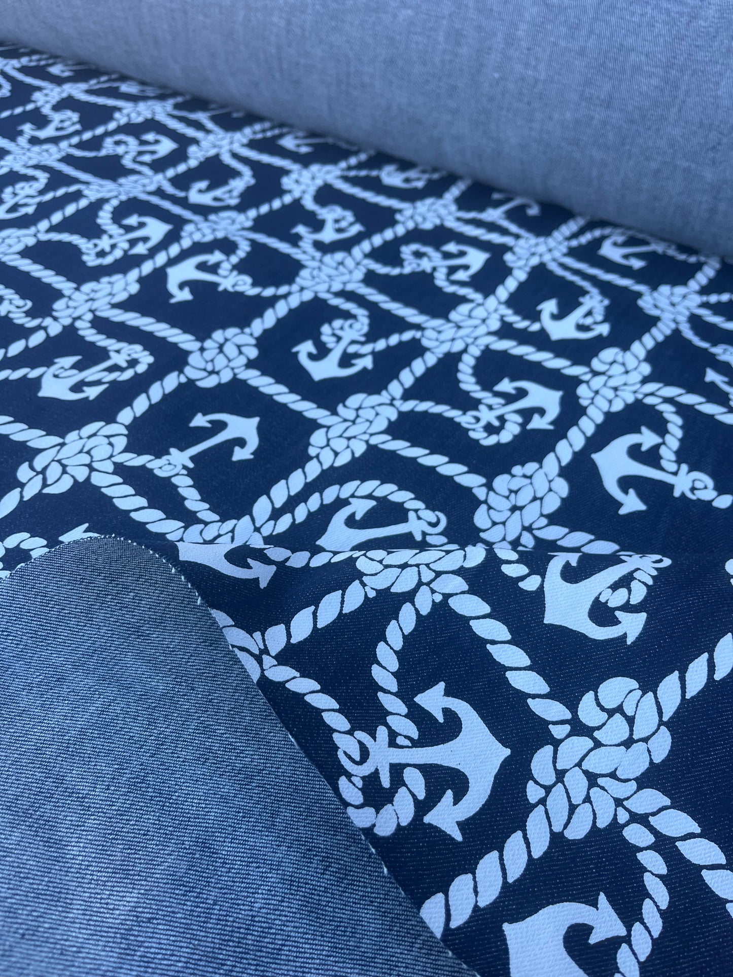 DENIM COLLECTION 008 heavy denim with print