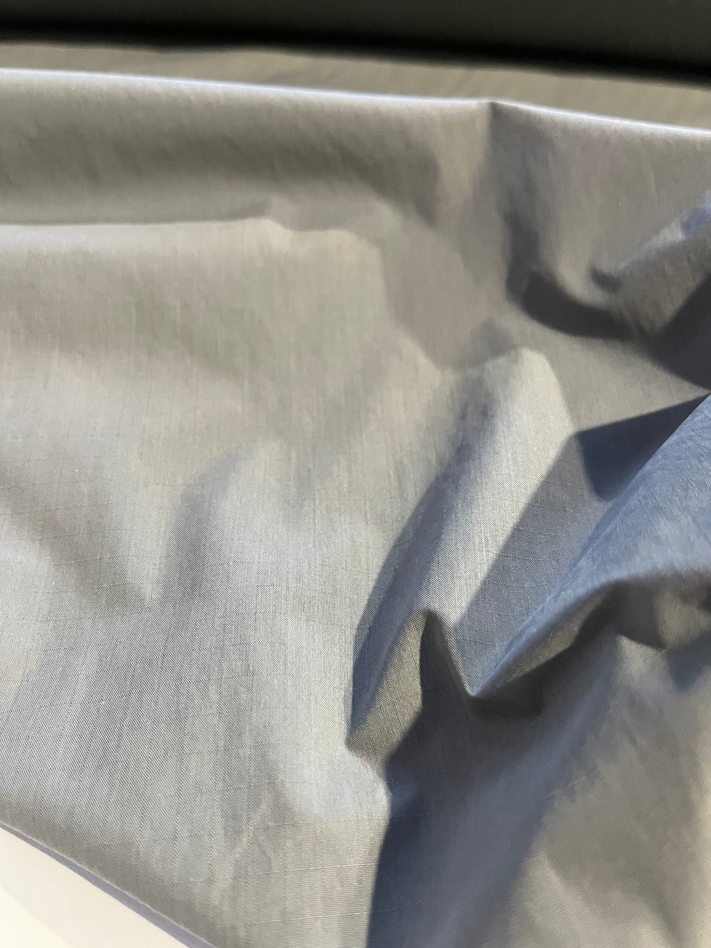 BASILE 045 coated cotton ribstop papertouch grey/green