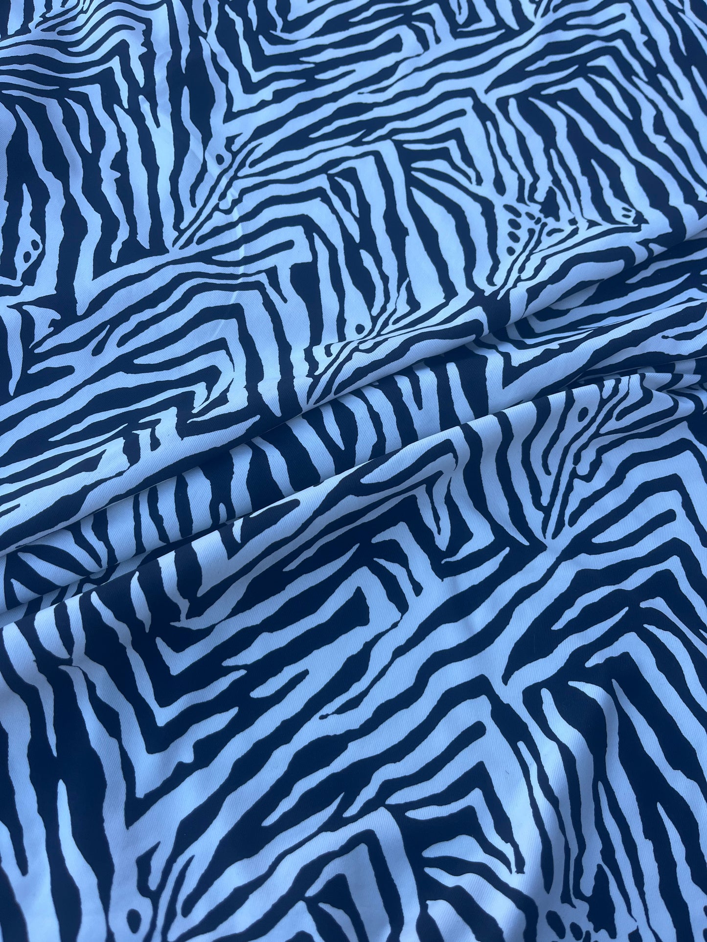 DONDP 1000 jersey viscose elasthane black/white zebra