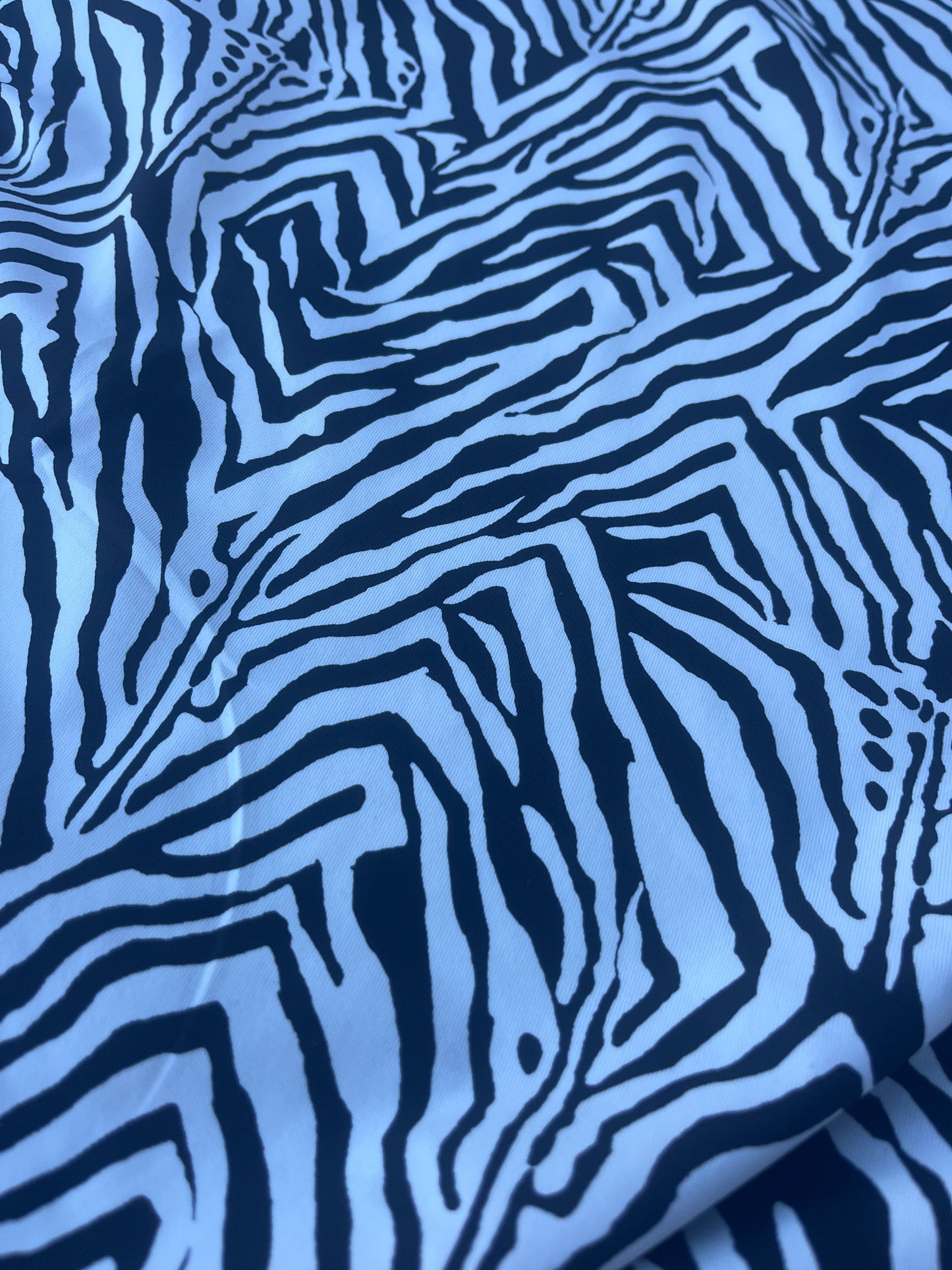 DONDP 1000 jersey viscose elasthane black/white zebra