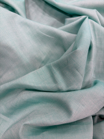 DENIM DISTRICT 036 mint cotton oxford shirting fabric