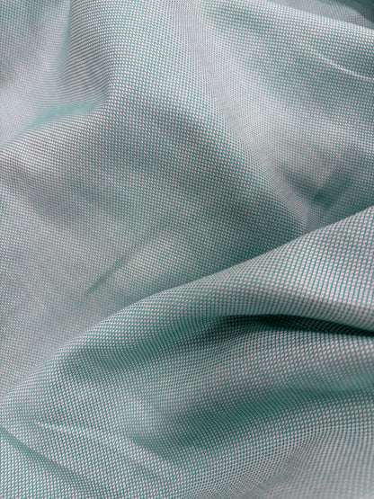 DENIM DISTRICT 036 mint cotton oxford shirting fabric
