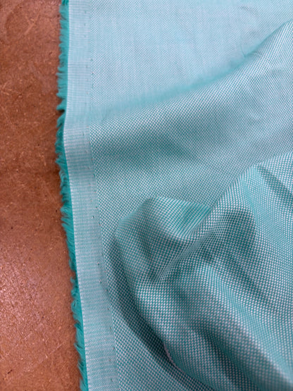 DENIM DISTRICT 036 mint cotton oxford shirting fabric
