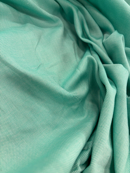 DENIM DISTRICT 036 mint cotton oxford shirting fabric