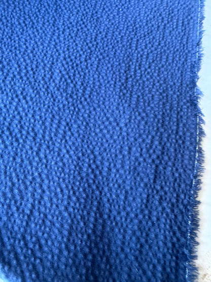 PC MOE 017 navy seersucker cotton suiting fabric