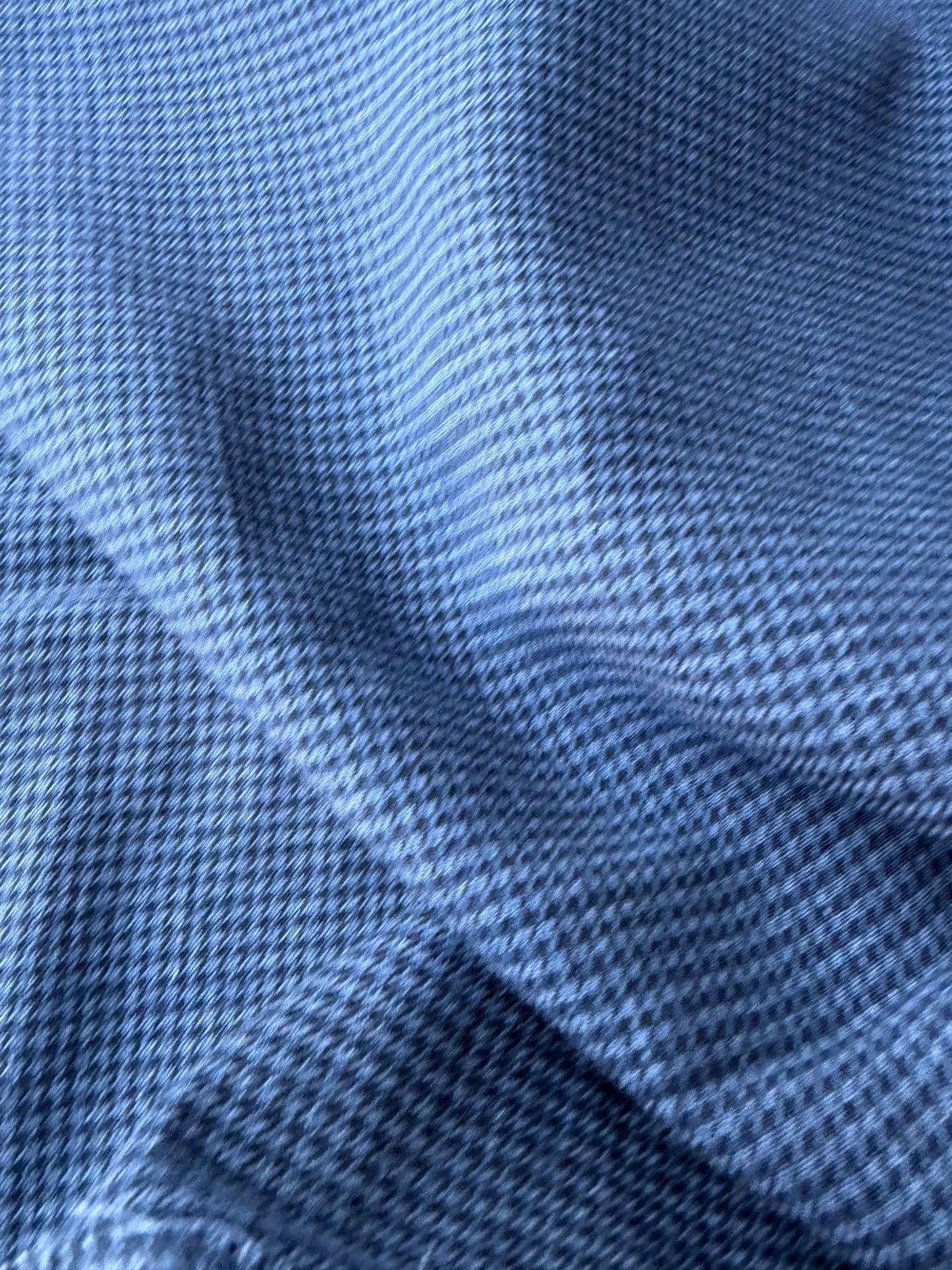 MOE 019 indigo/navy small dogtooth cotton