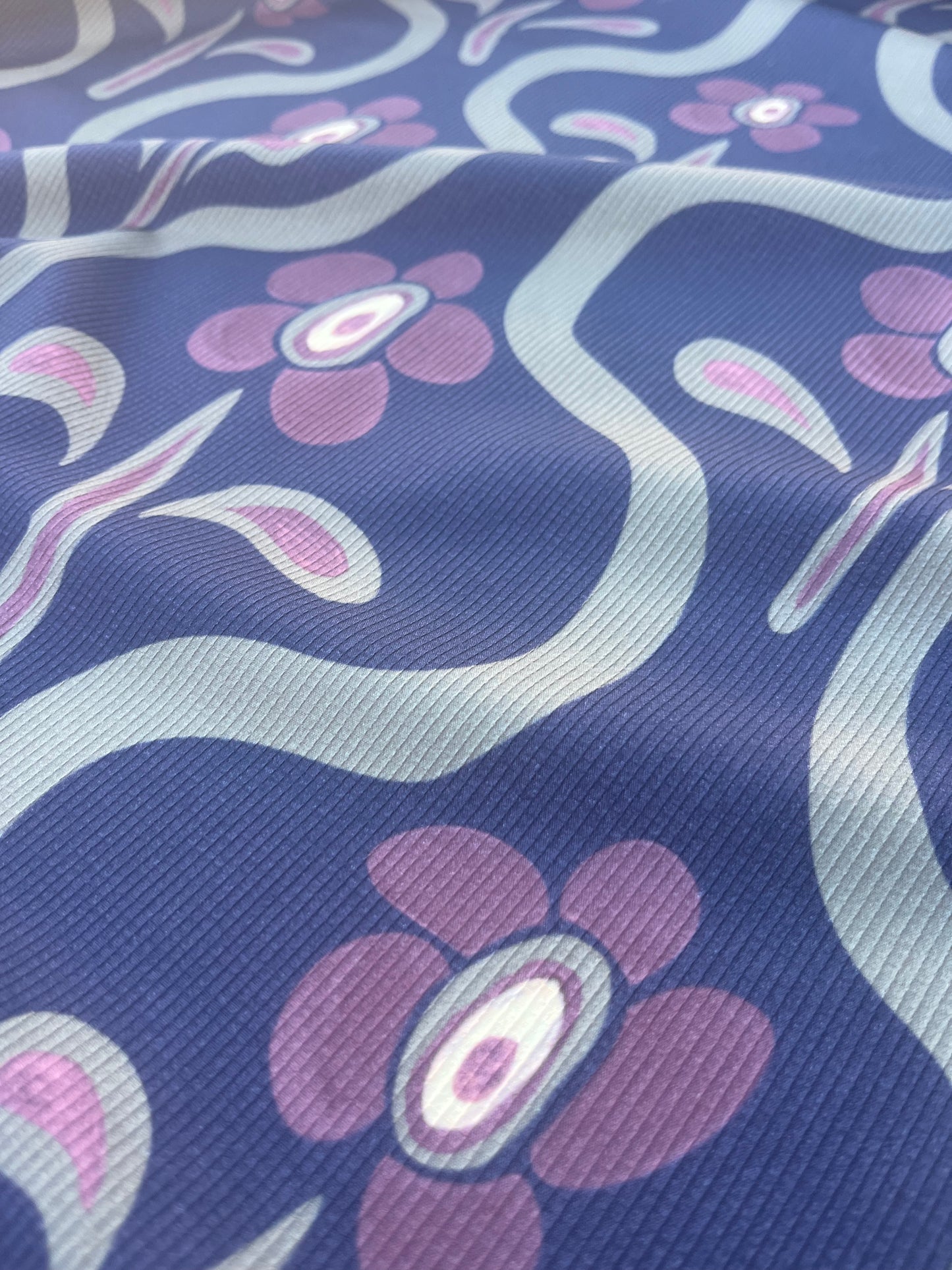 DONDP 1015 ribstop bi-stretch with flowers