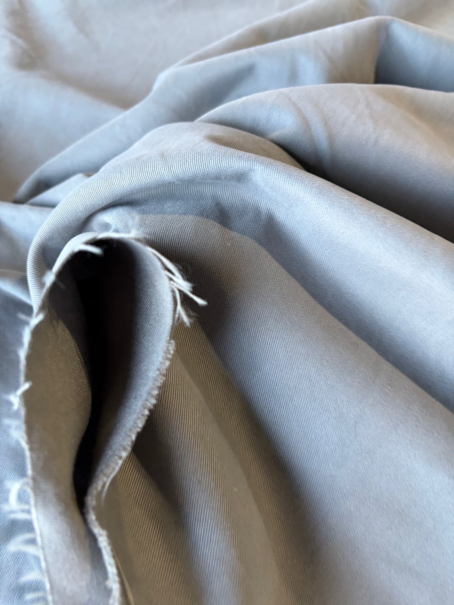JOS 005 very heavy sandwashed cotton twill elephant grey
