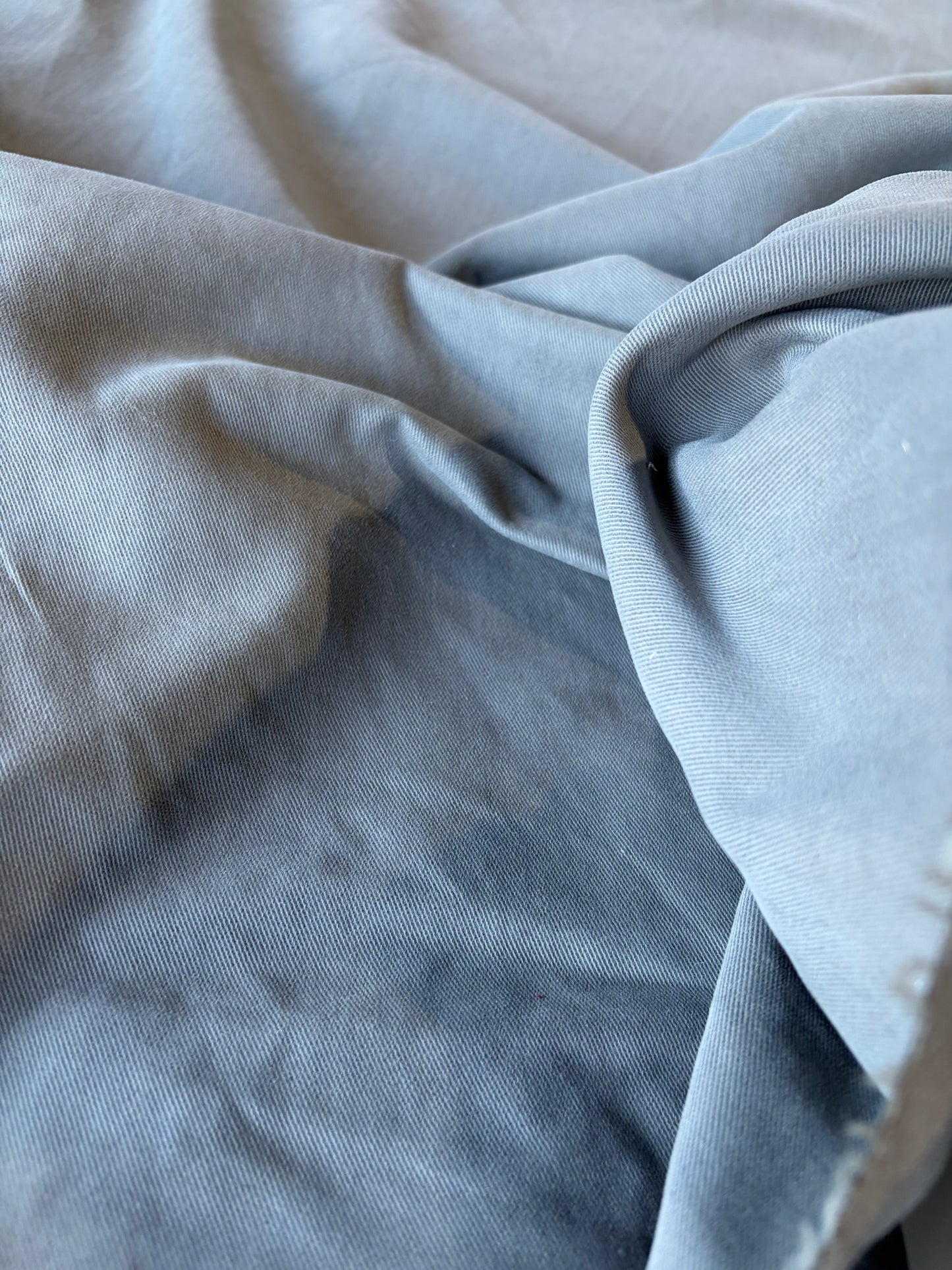JOS 005 very heavy sandwashed cotton twill elephant grey